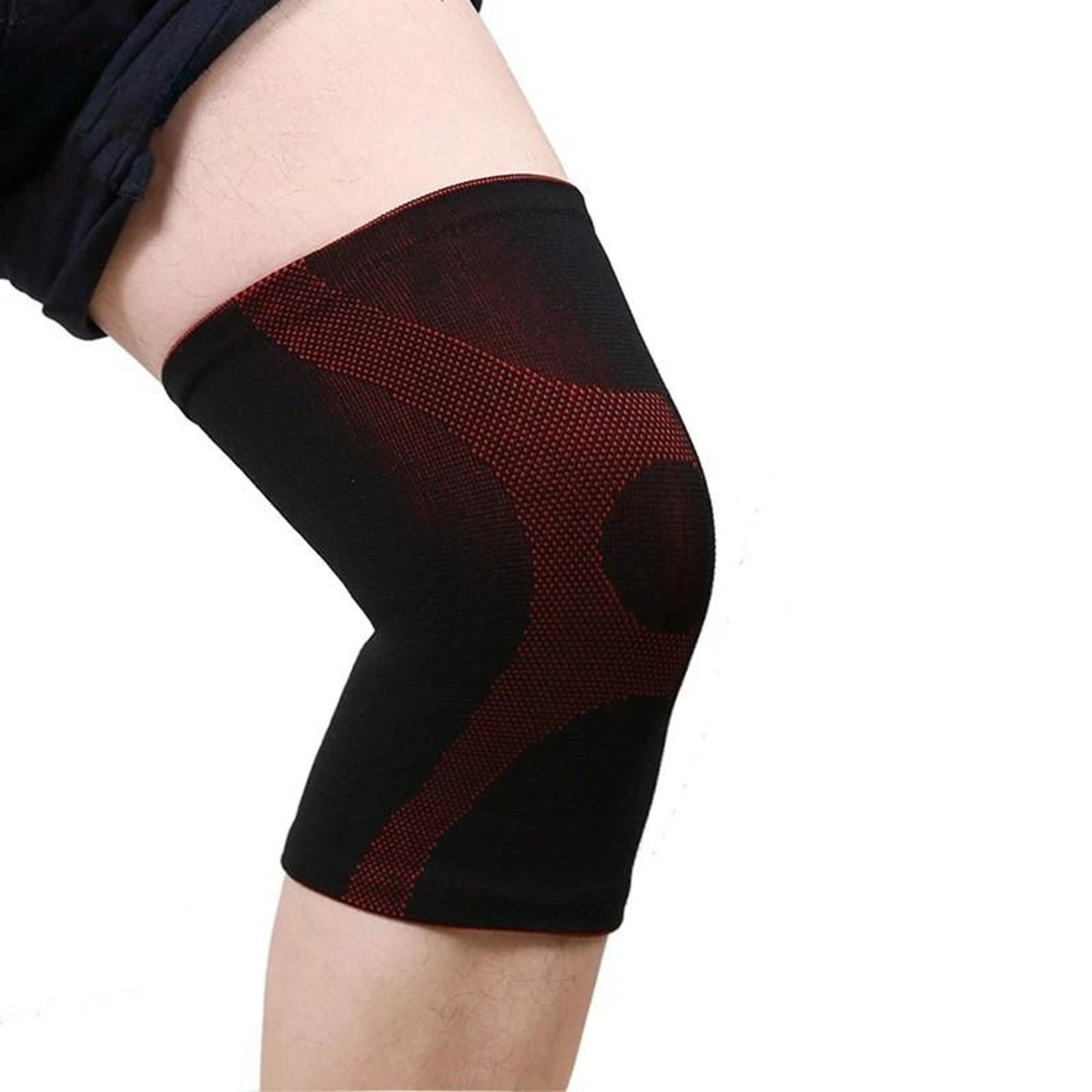 3d high elastic precision knitted sports knee support
