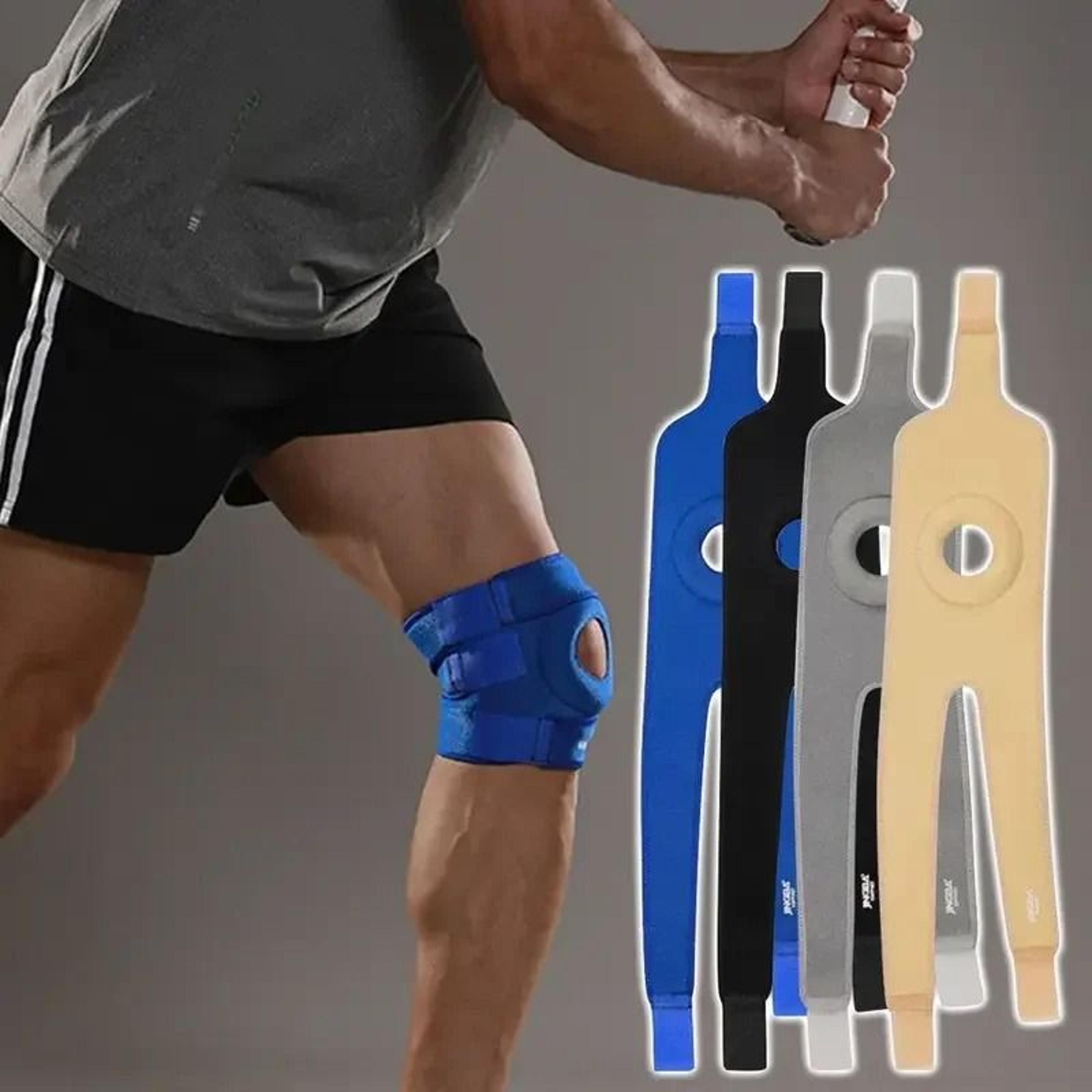 precision compression knee stabilizer with integrated lateral reinforcement