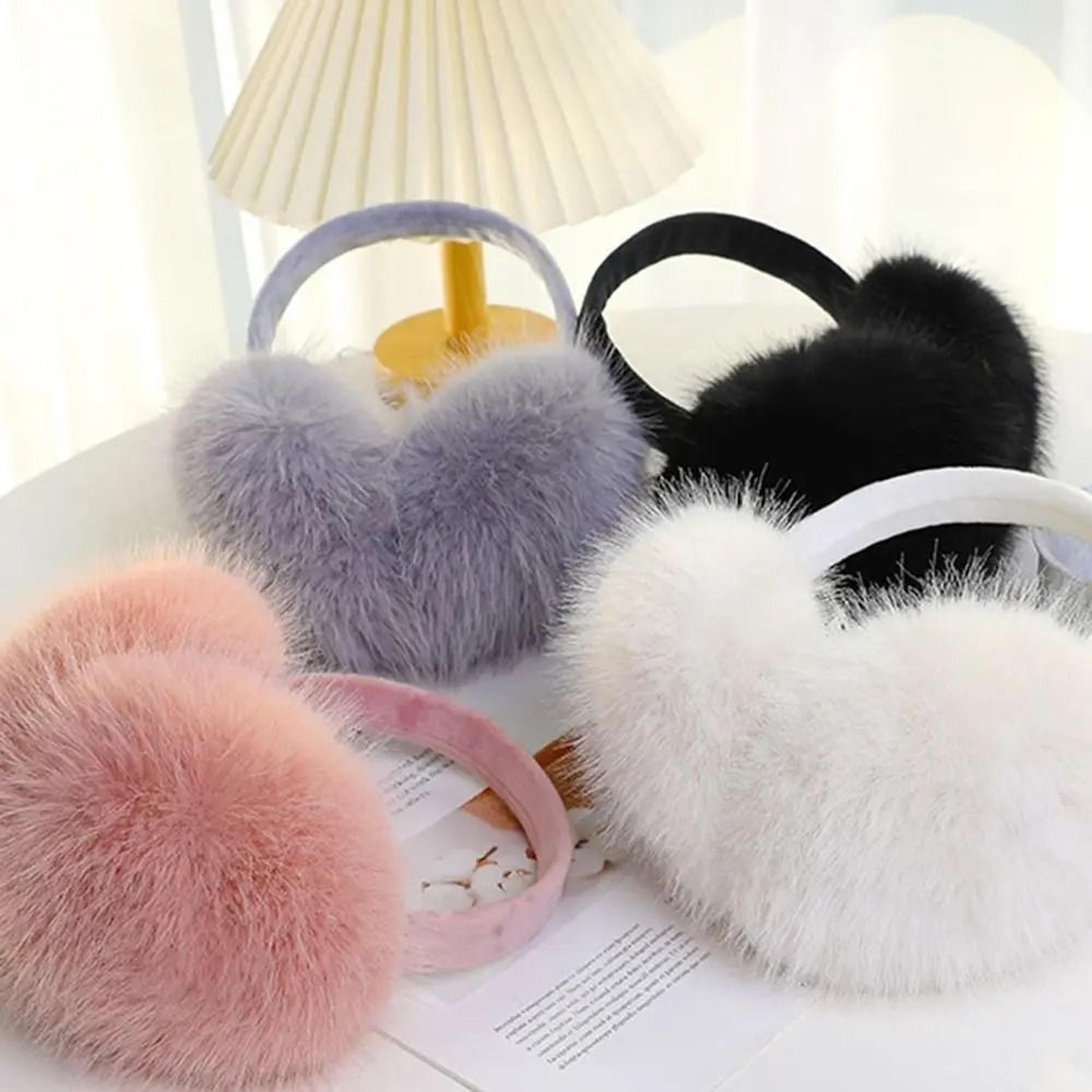 collapsible plush winter ear warmers