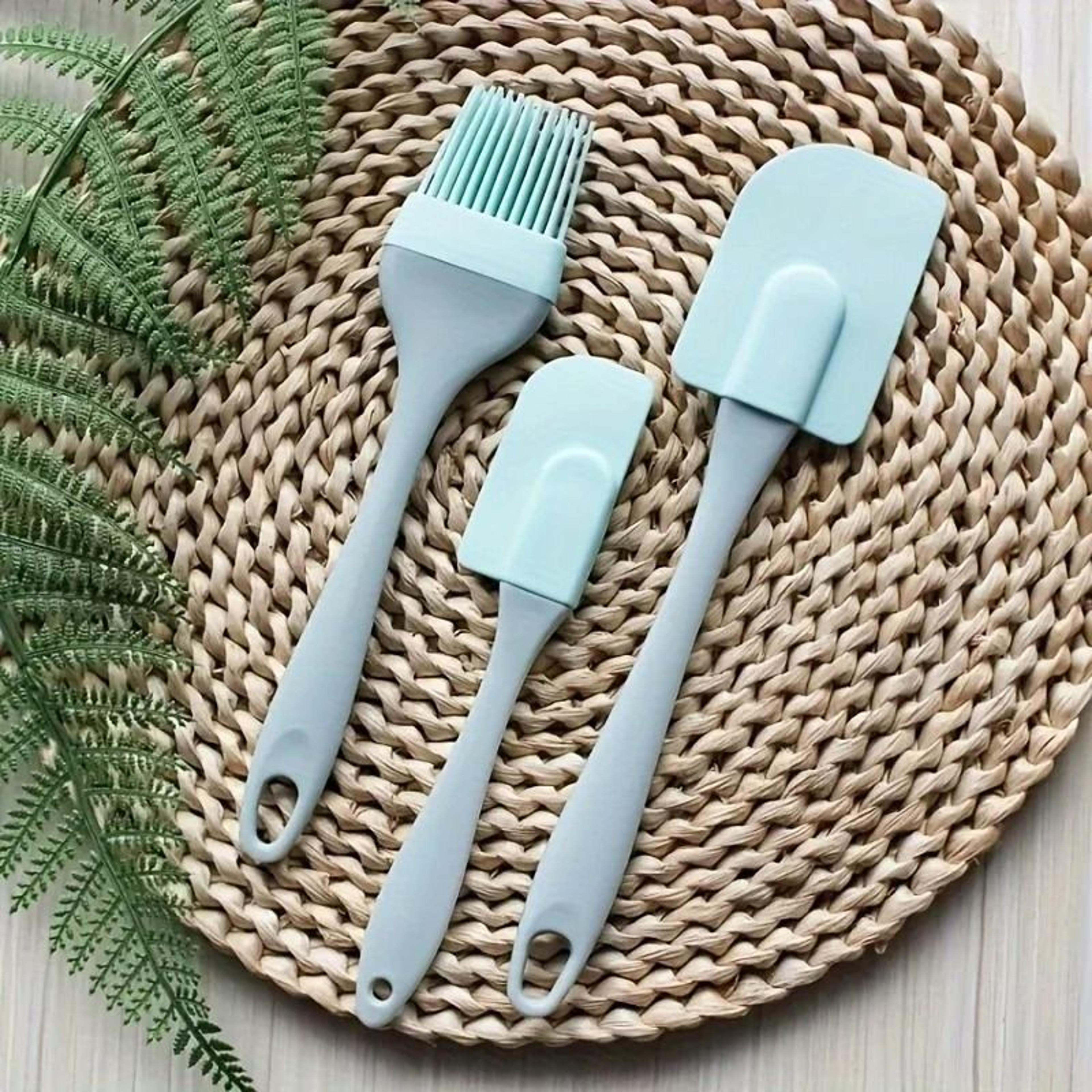 3pcs silicone all-in-one baking utensil set