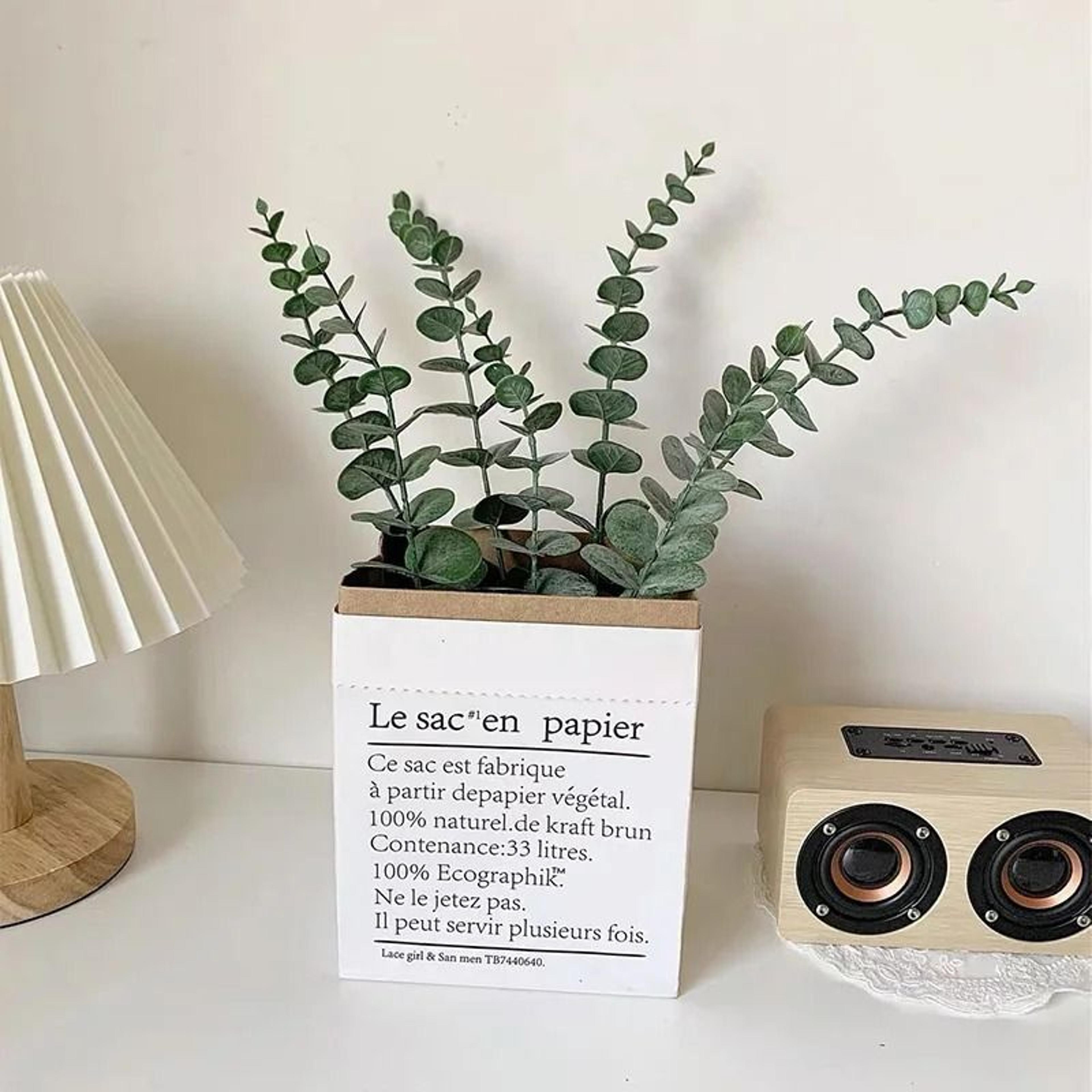 20-piece bulk artificial eucalyptus decorative stem set