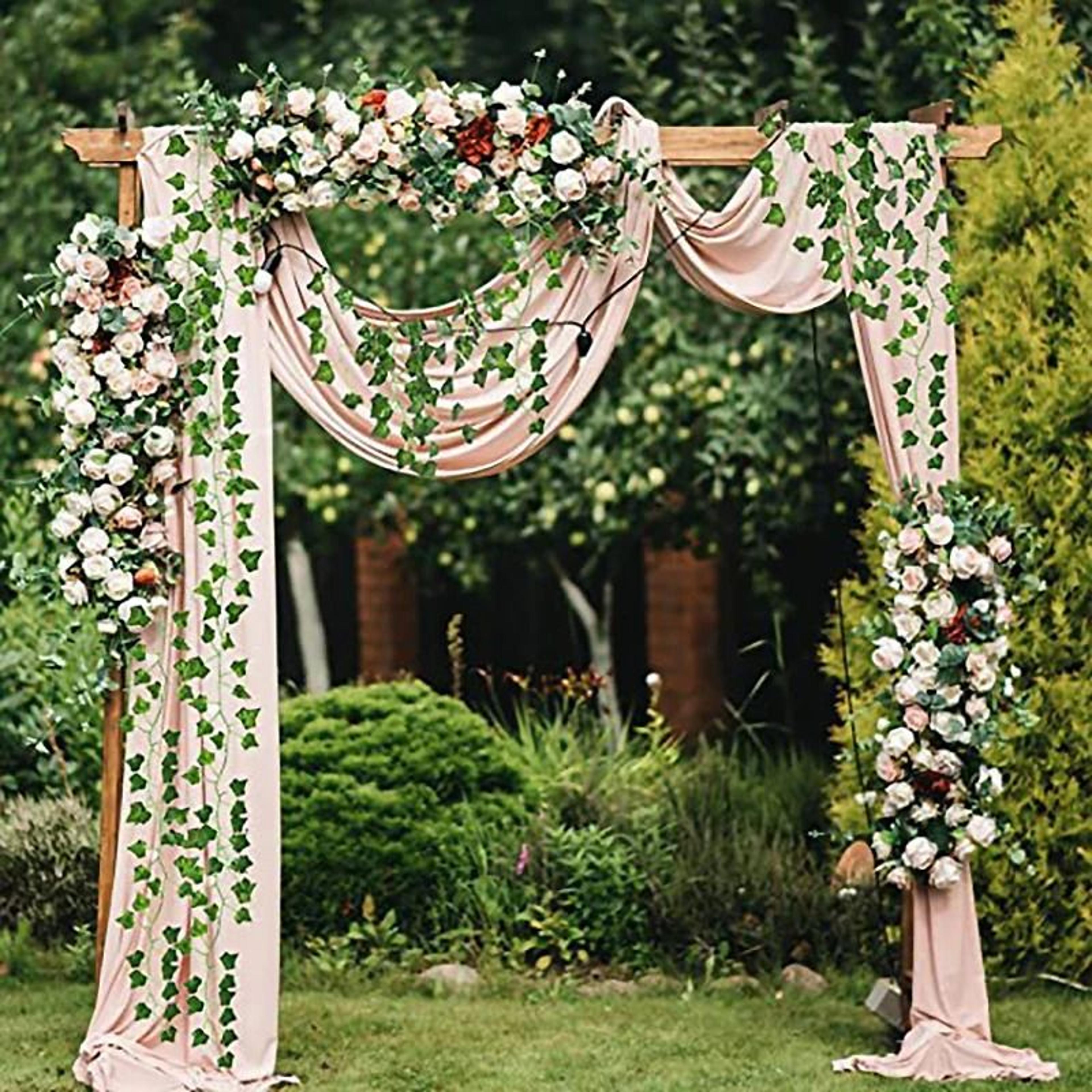 architectural emerald ivy foliage garland