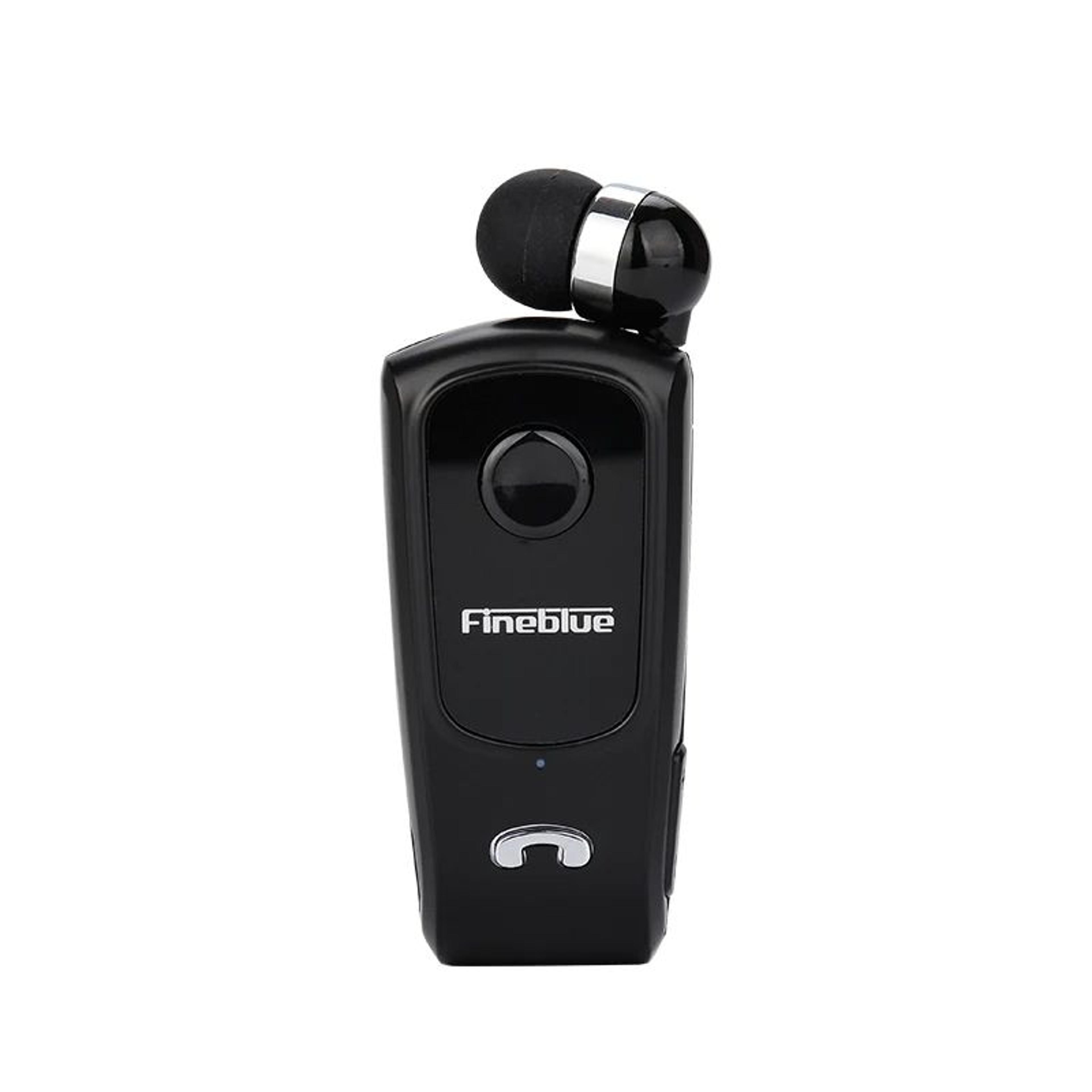 retractable wireless bluetooth earphones with clip and microphone