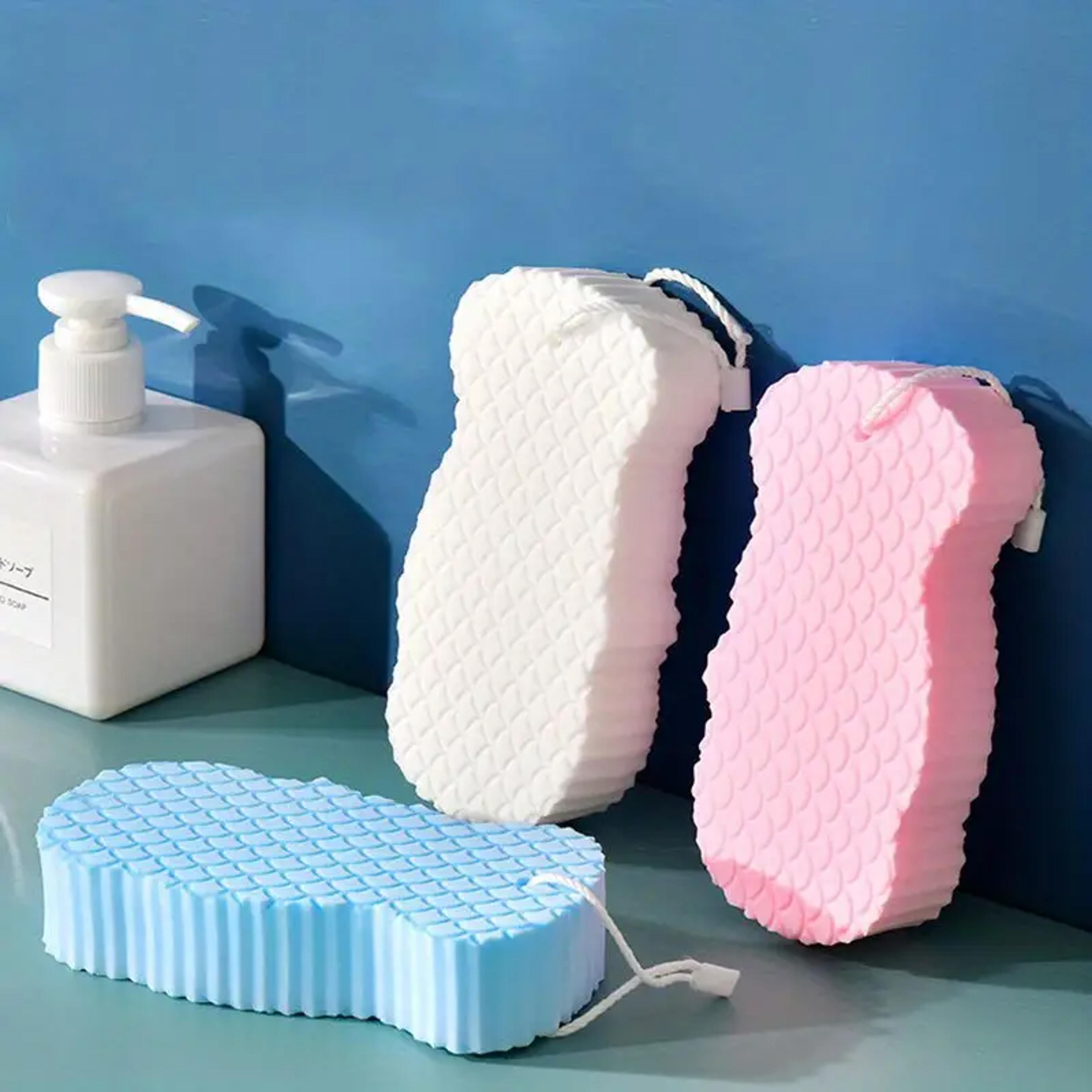 reveal radiant skin - ultra-soft dead skin removal bathing sponge, perfect for smooth & glowing skin