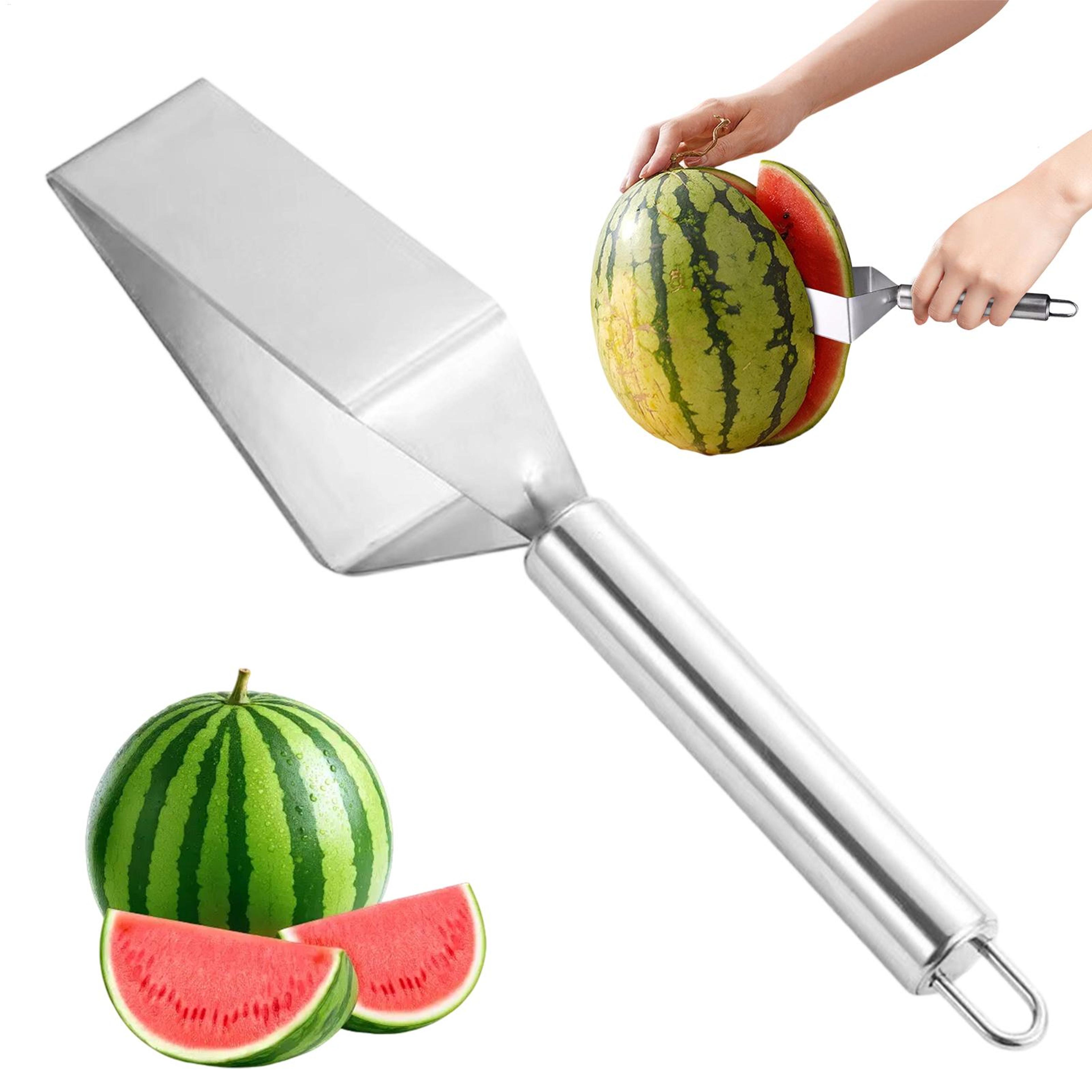 watermelon slicer stainless steel fruit cutter for fast clean melon slices