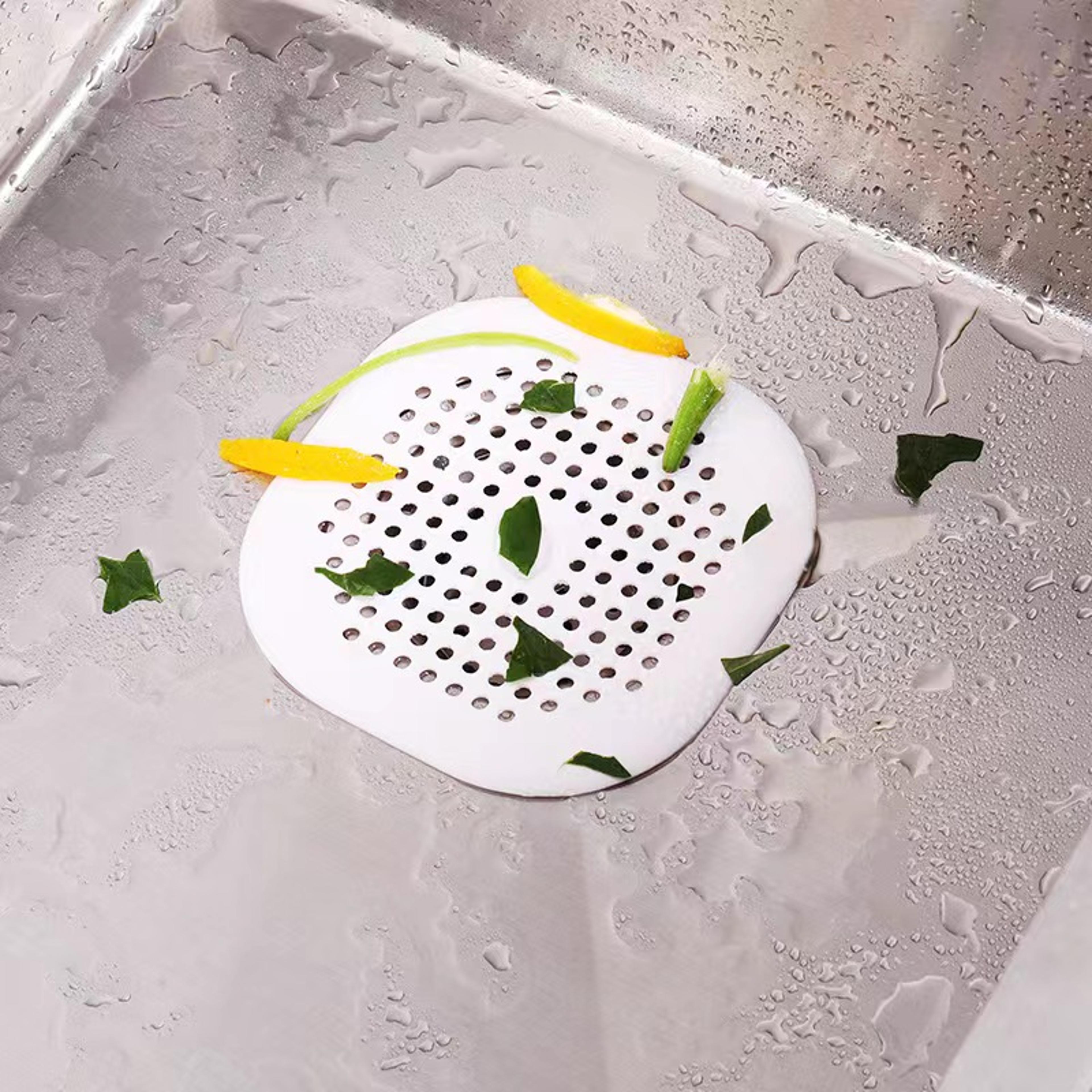 silicone drain hair catcher shower drain cover for sink, bathtub & floor drains
