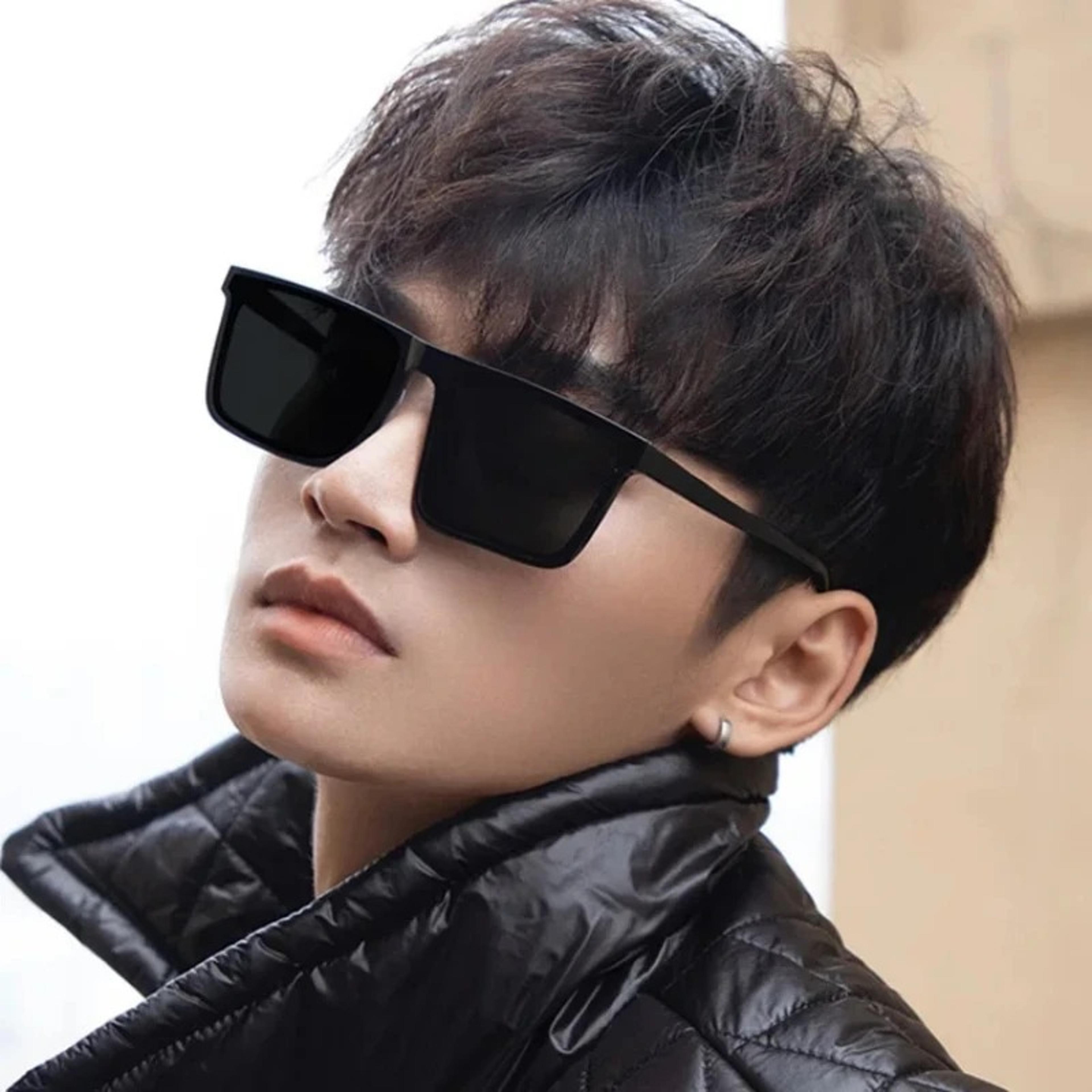 square frame driving sunglasses for men & women lightweight sun protection eyewear