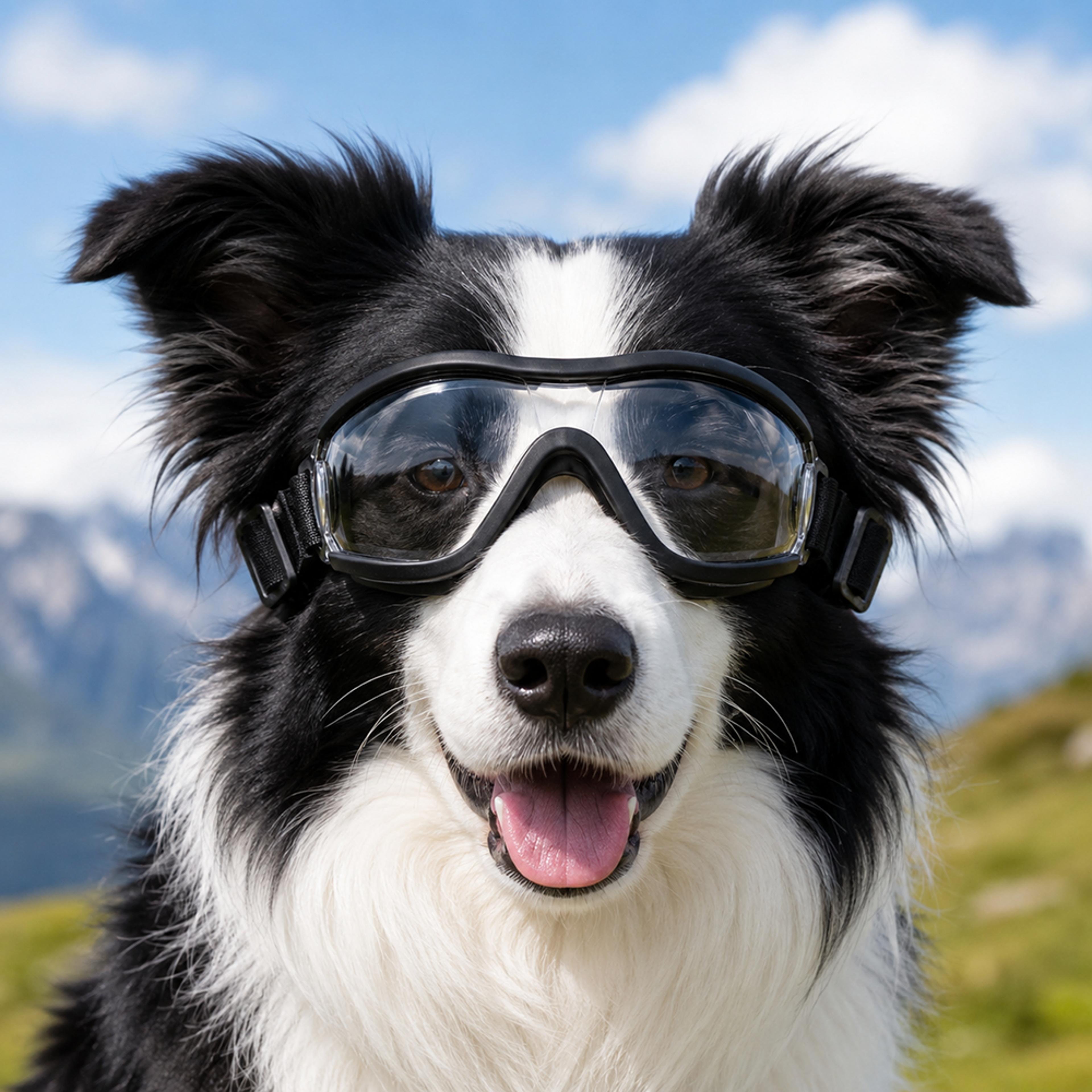 uv protection dog sunglasses for small & medium pets outdoor riding goggles