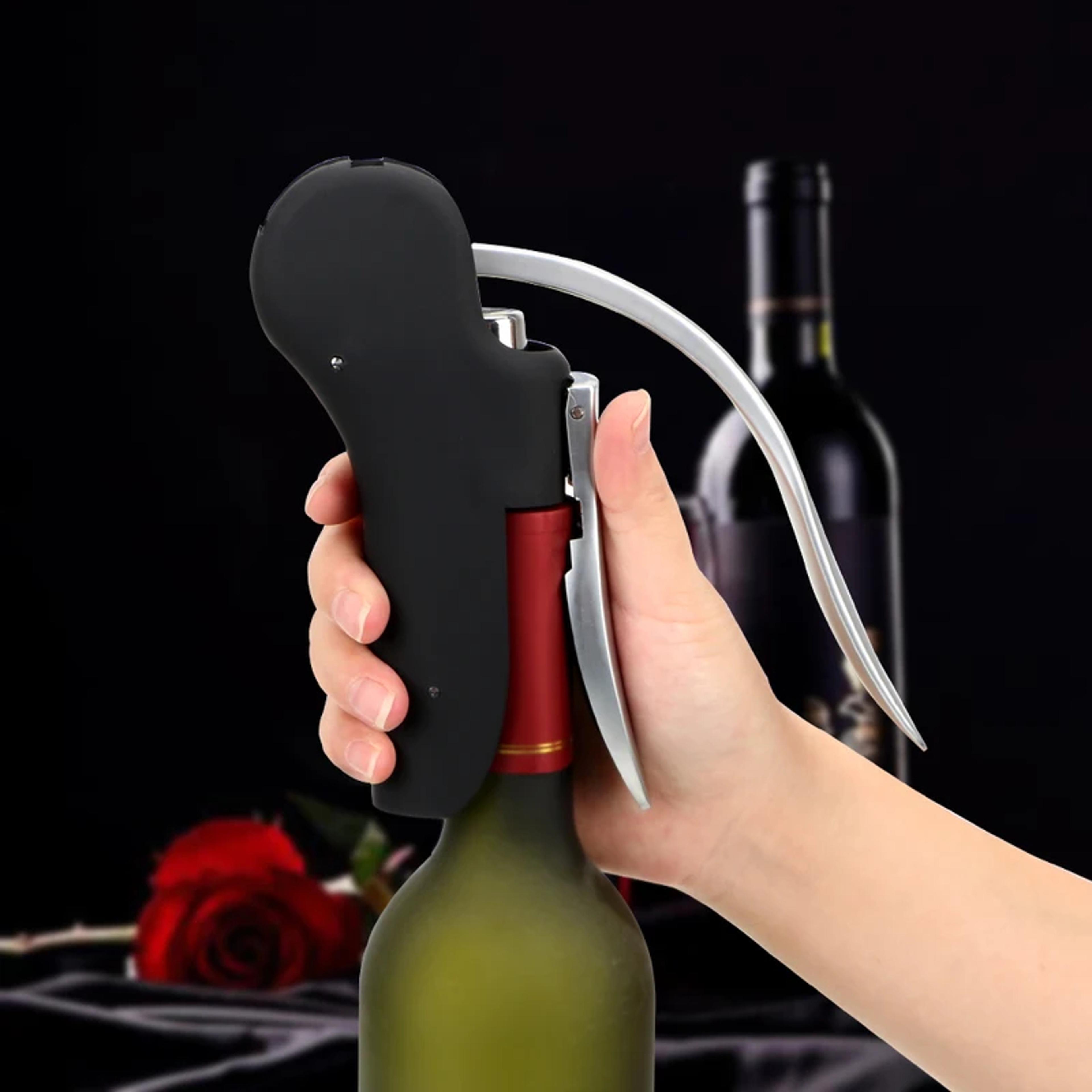 professional wine opener manual corkscrew with foil cutter for home bar & kitchen