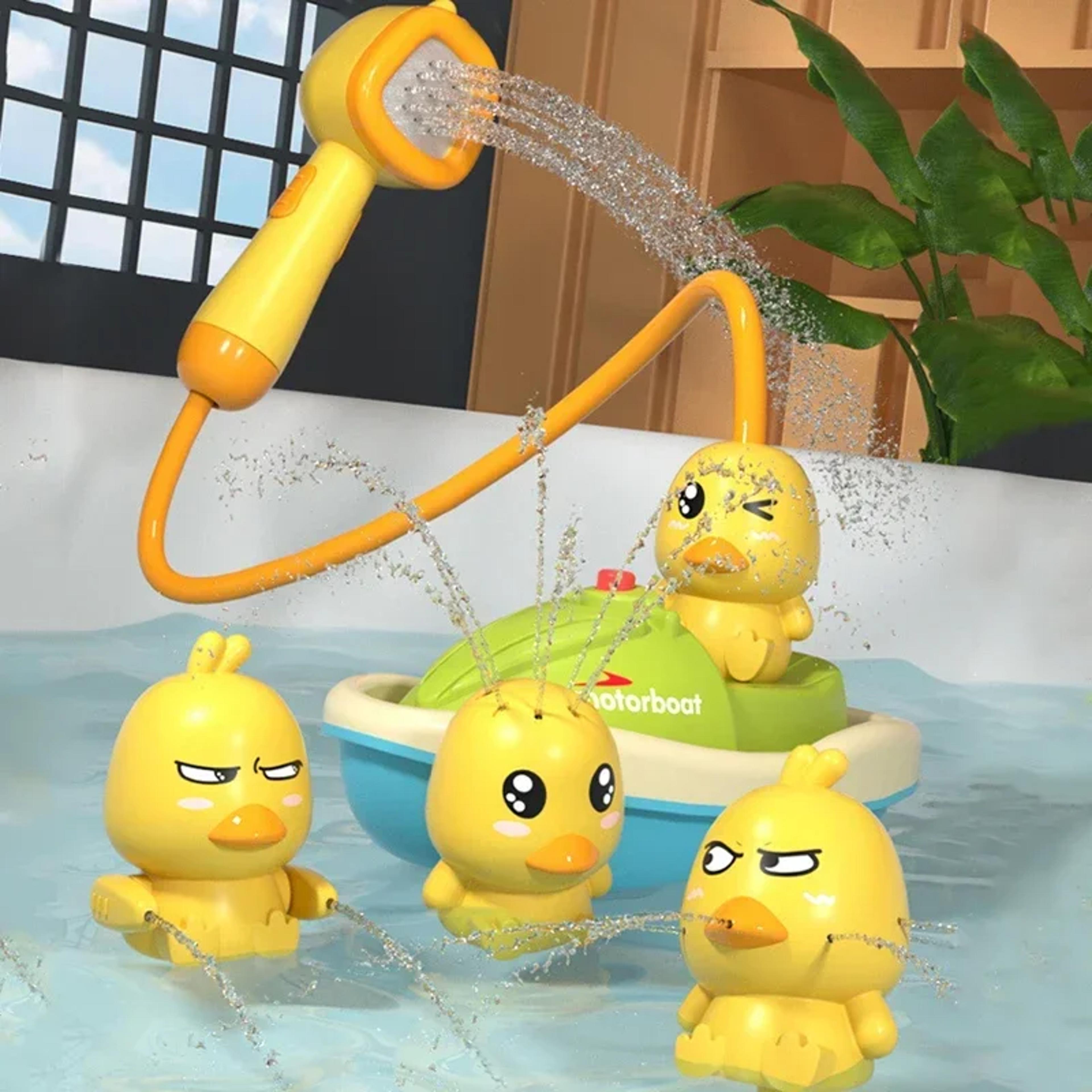 cute baby bath toy duck water sprinkler for toddlers interactive bath shower fun