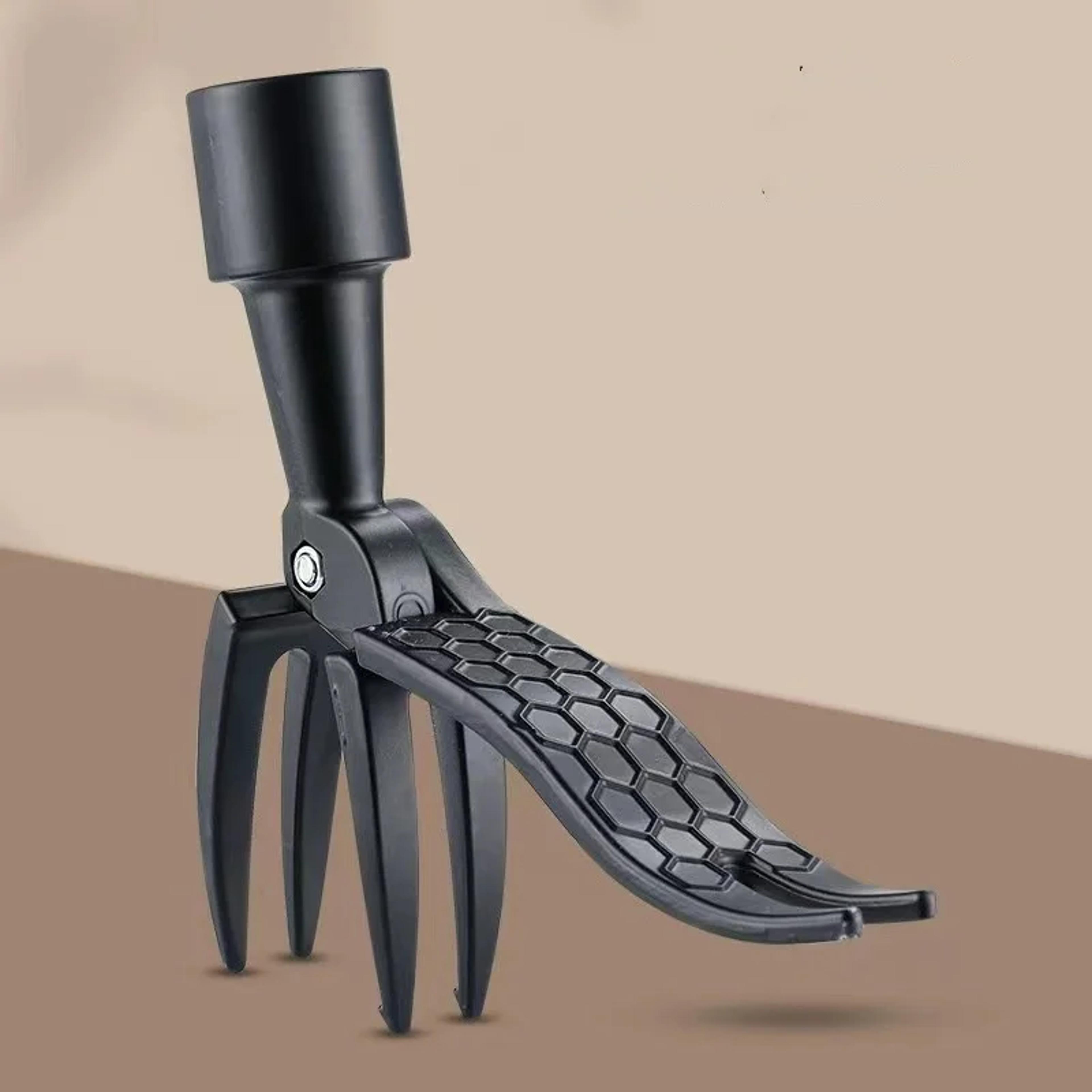 stand up weed puller manual weed remover tool with aluminum claw for garden & lawn care