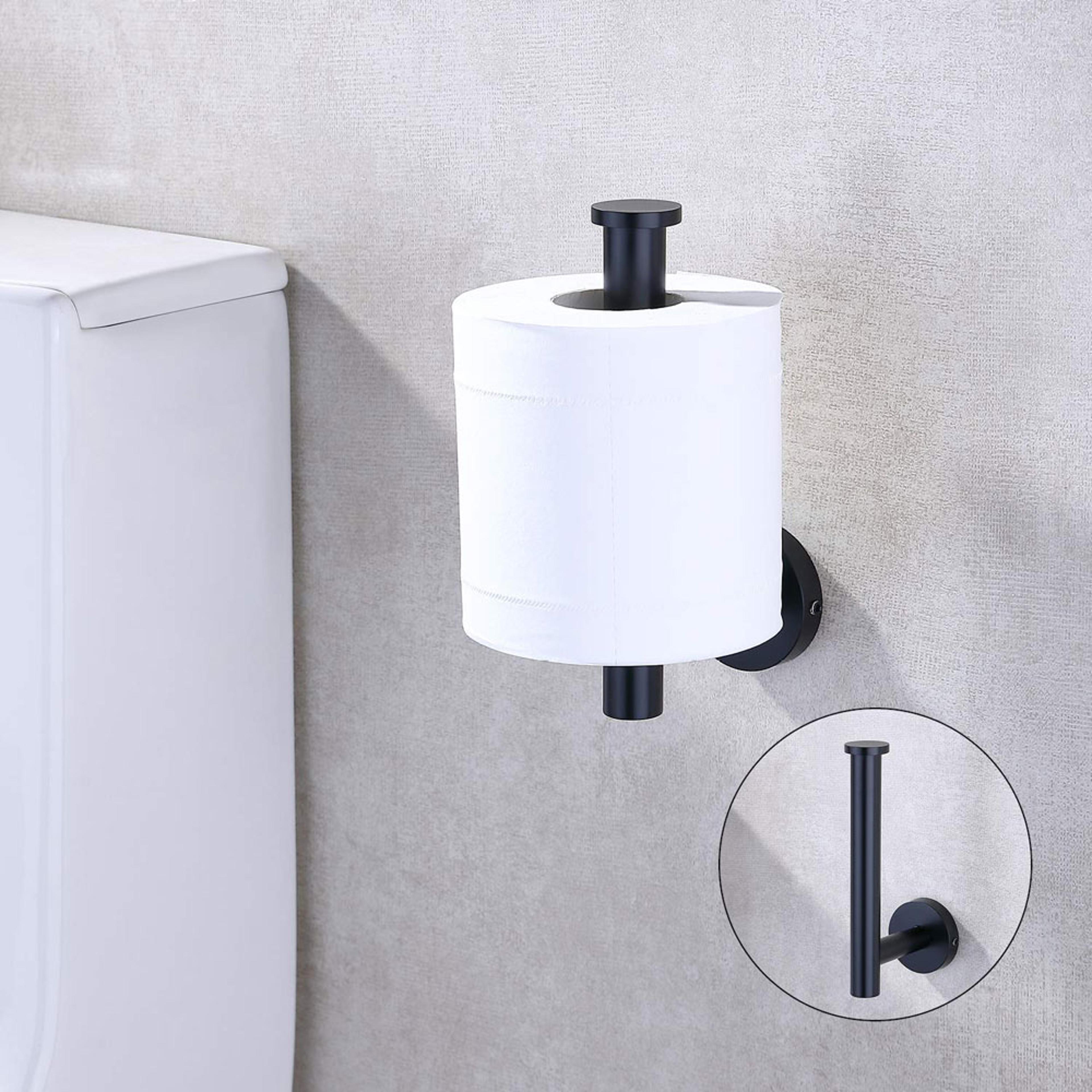 stainless steel wall mounted toilet paper holder for modern bathroom storage