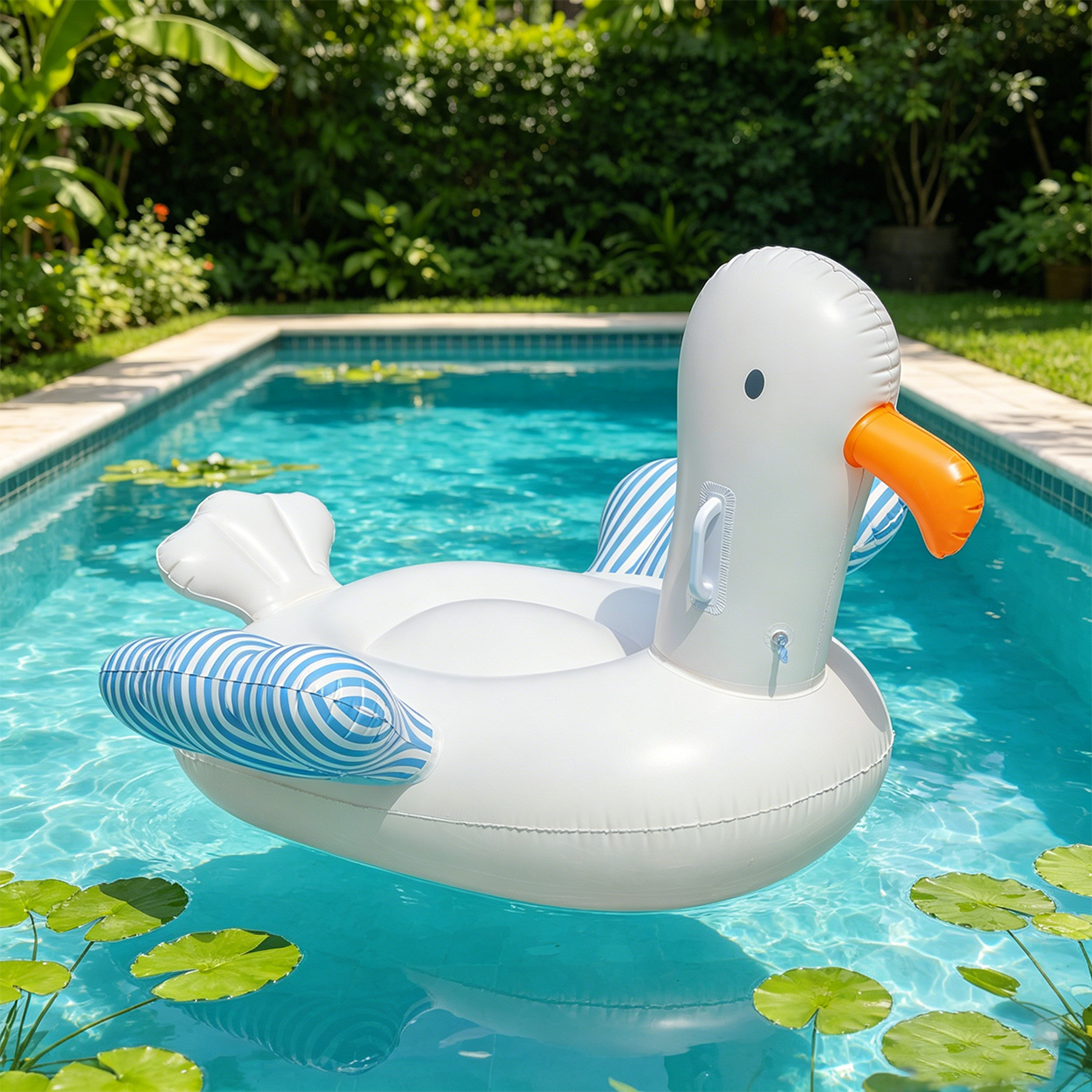 duck pool float inflatable pool float adult swim ring beach pool lounger