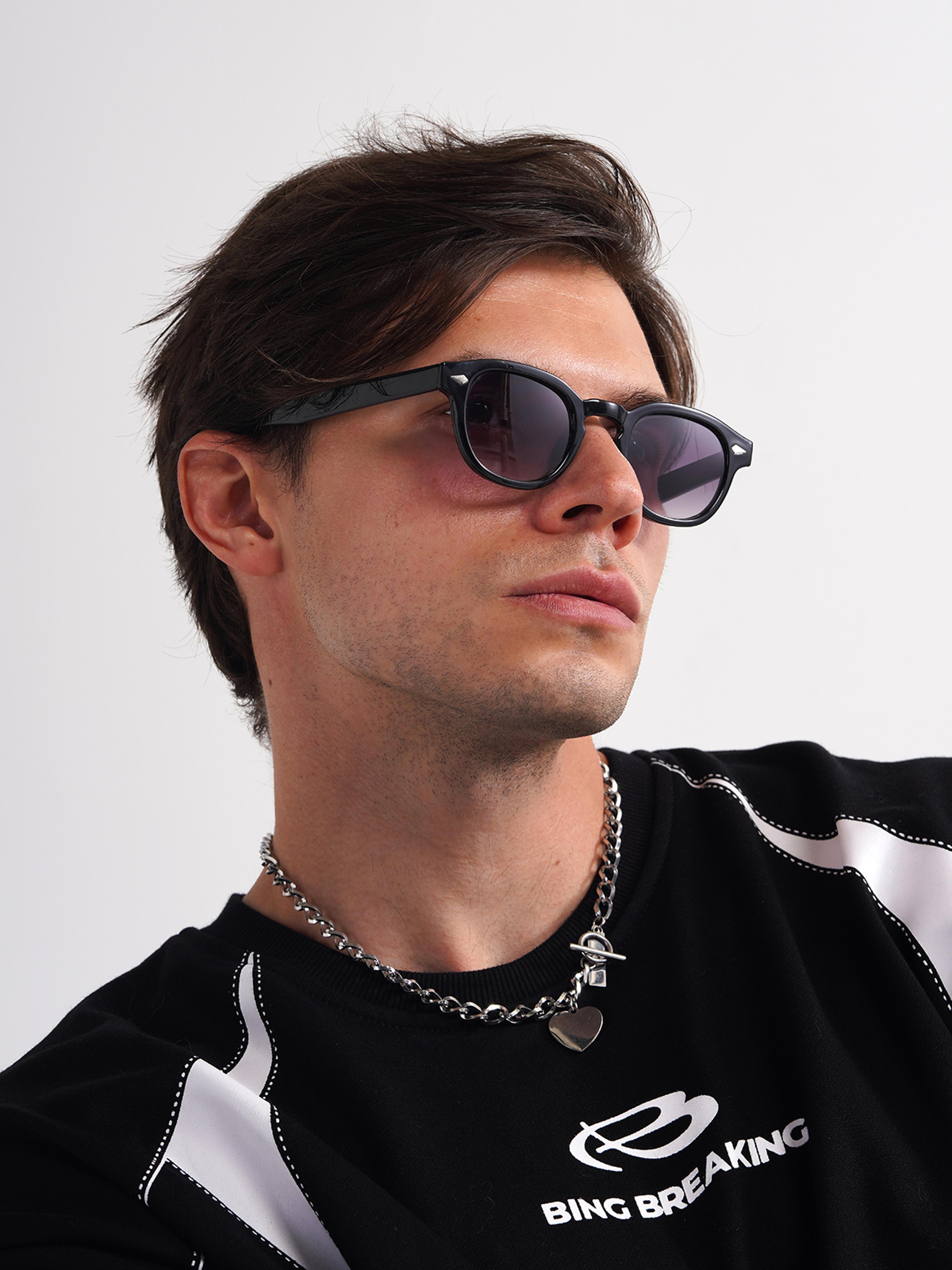 round vintage sunglasses for men & women designer style small face sunglasses
