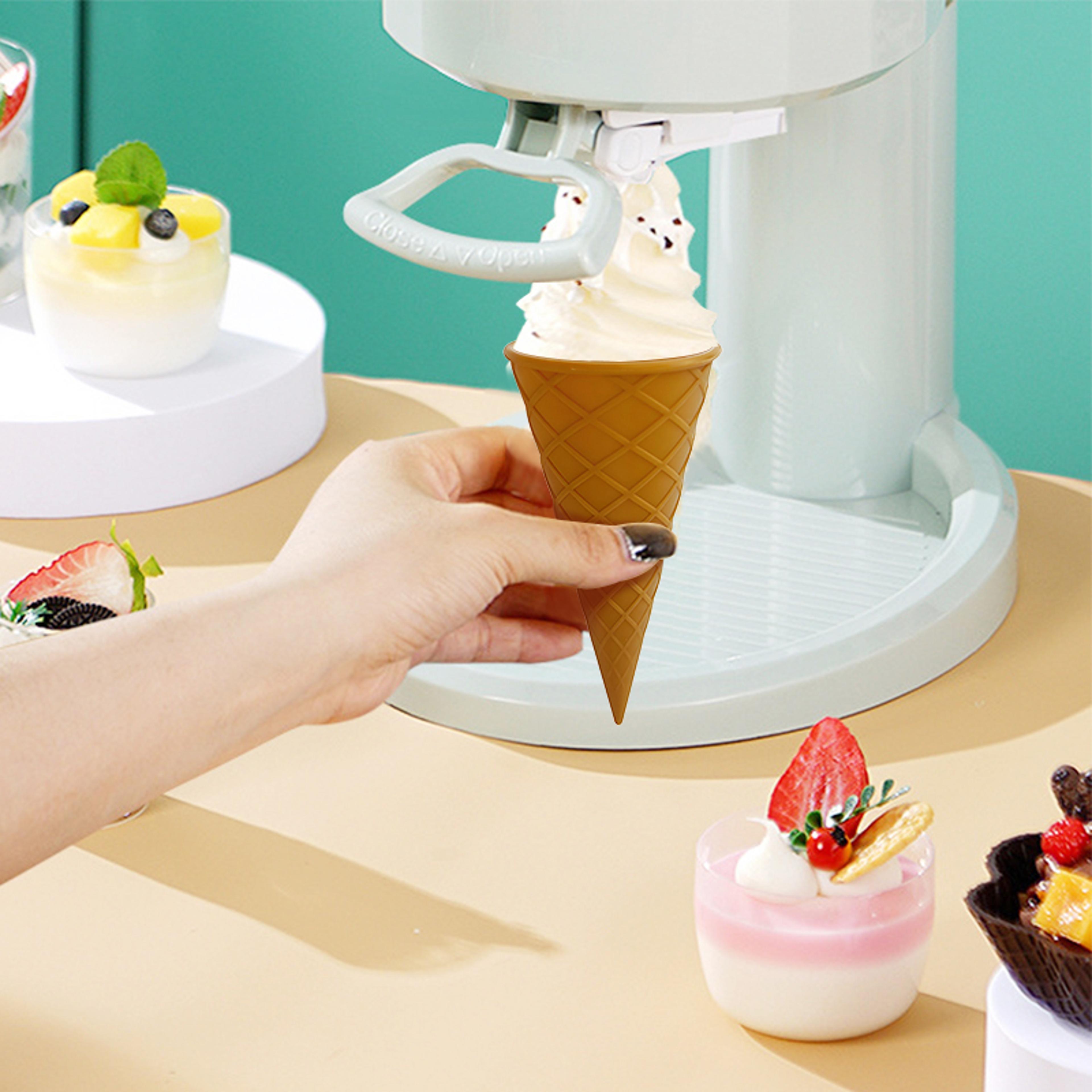 reusable silicone ice cream cone maker free homemade ice cream mold for kids & families