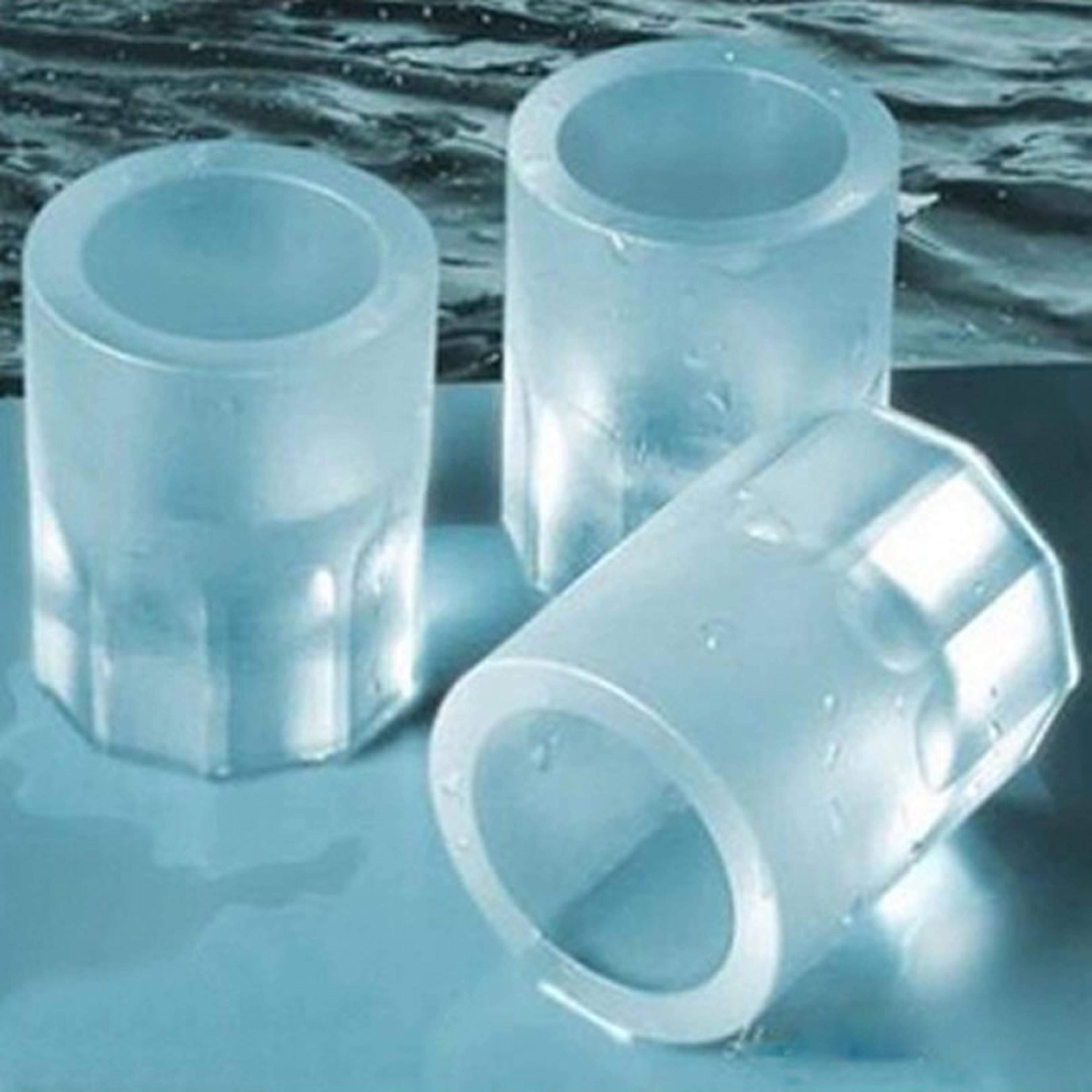 crystal chill ice cup mold reusable ice glass maker silicone ice tray