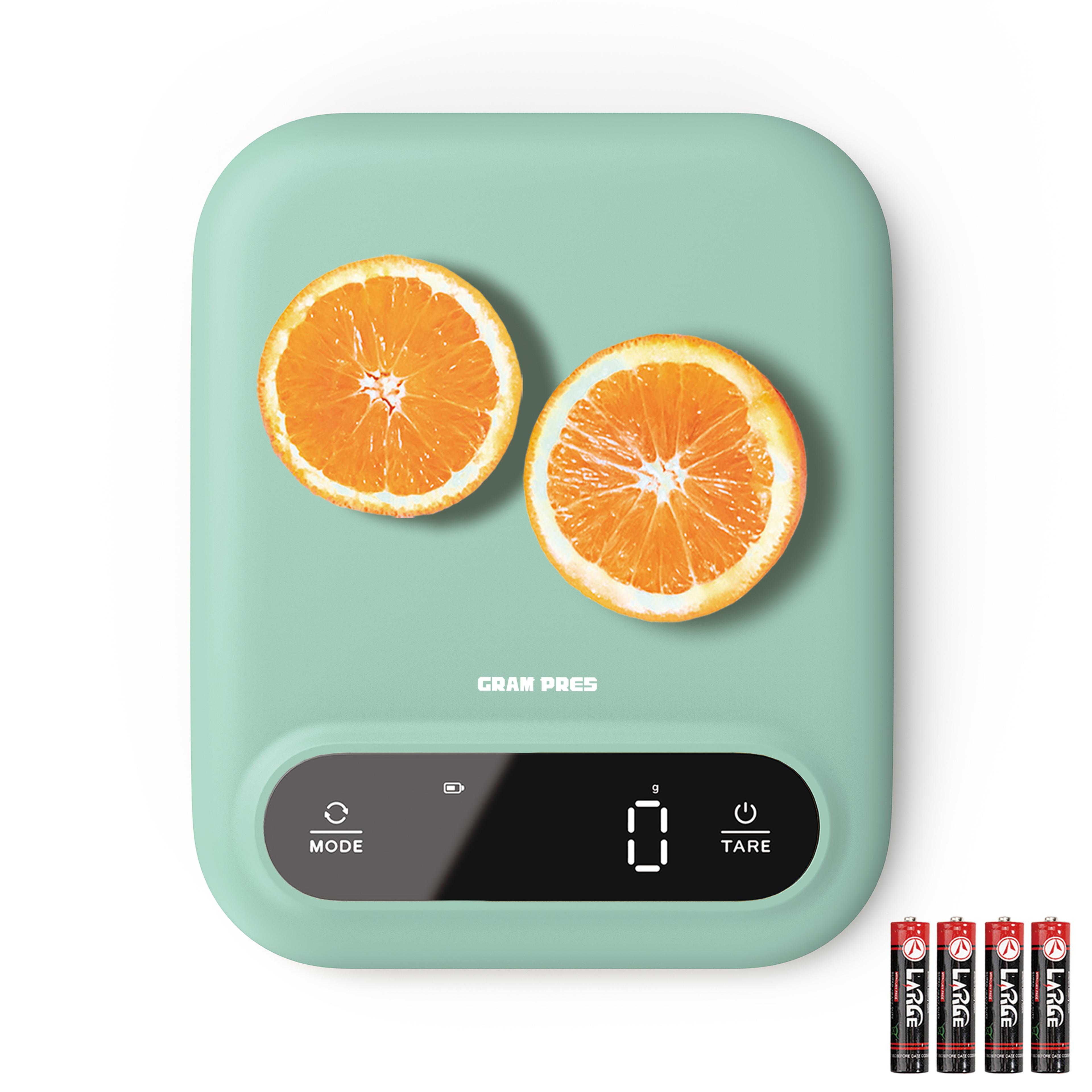 precision digital food scale with led display & tare function for baking, cooking & meal prep