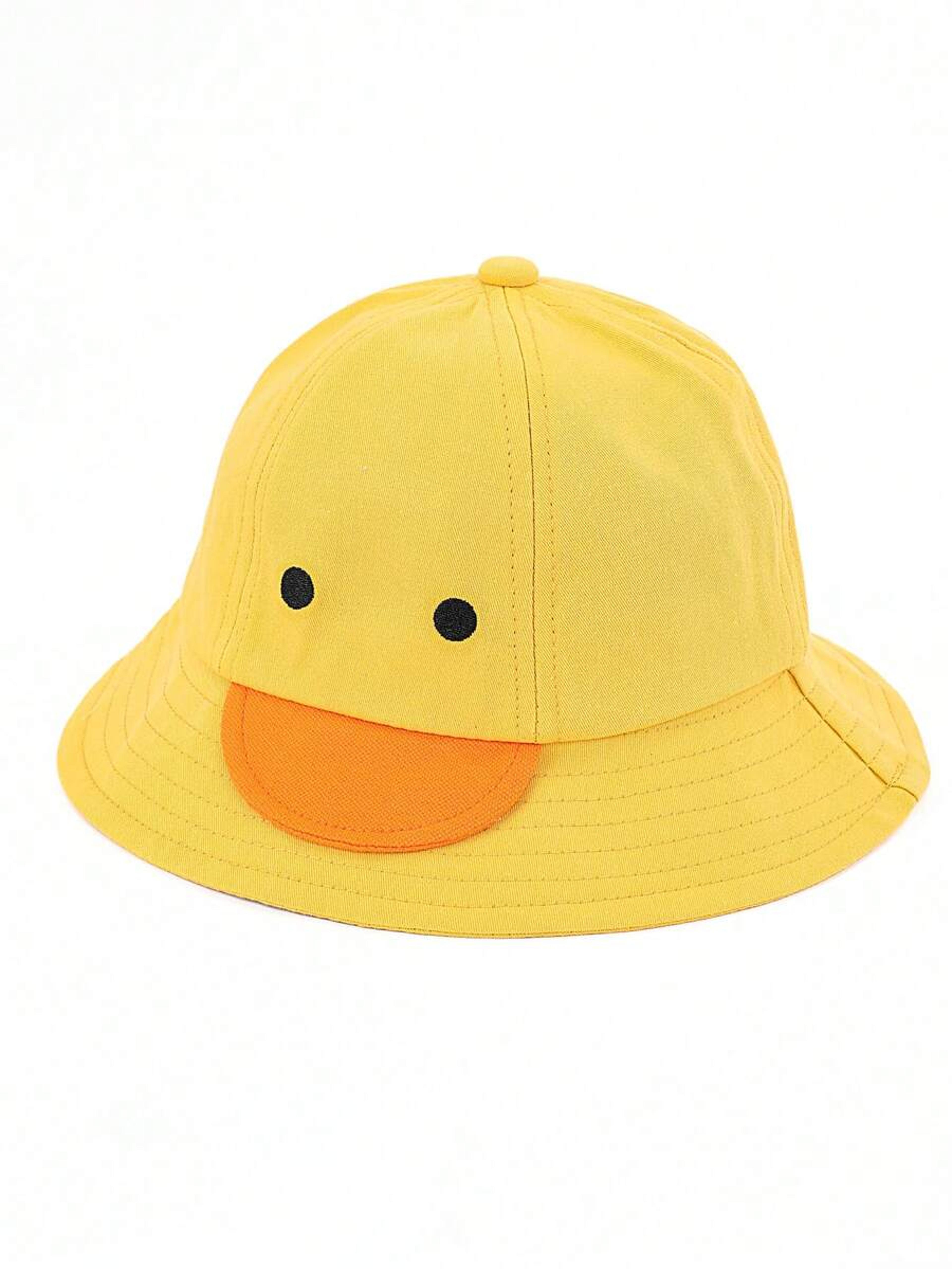 cute duck bucket hat for adults uv sun protection outdoor fisherman cap