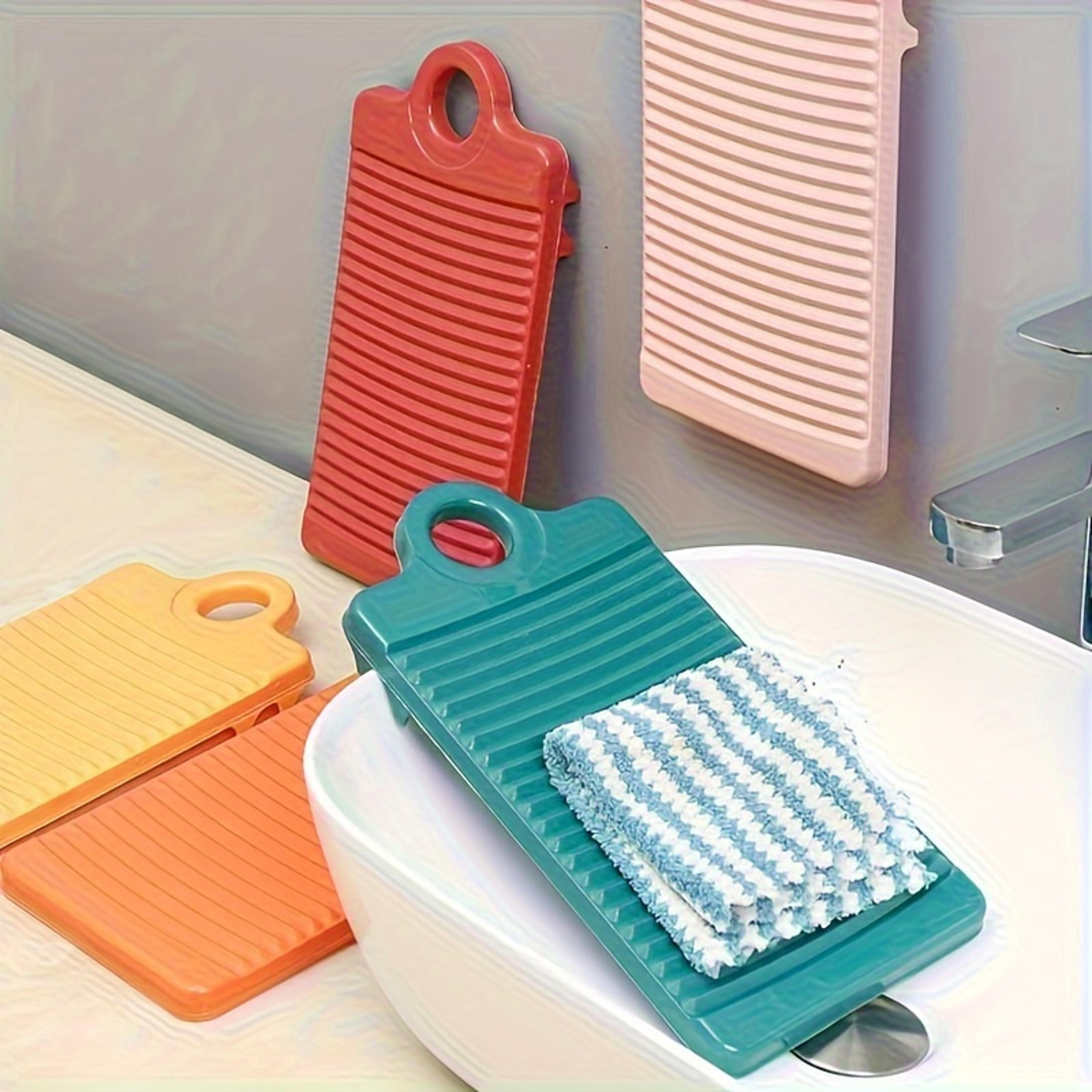 portable wash basin with anti slip grip handles for underwear, travel & mini laundry