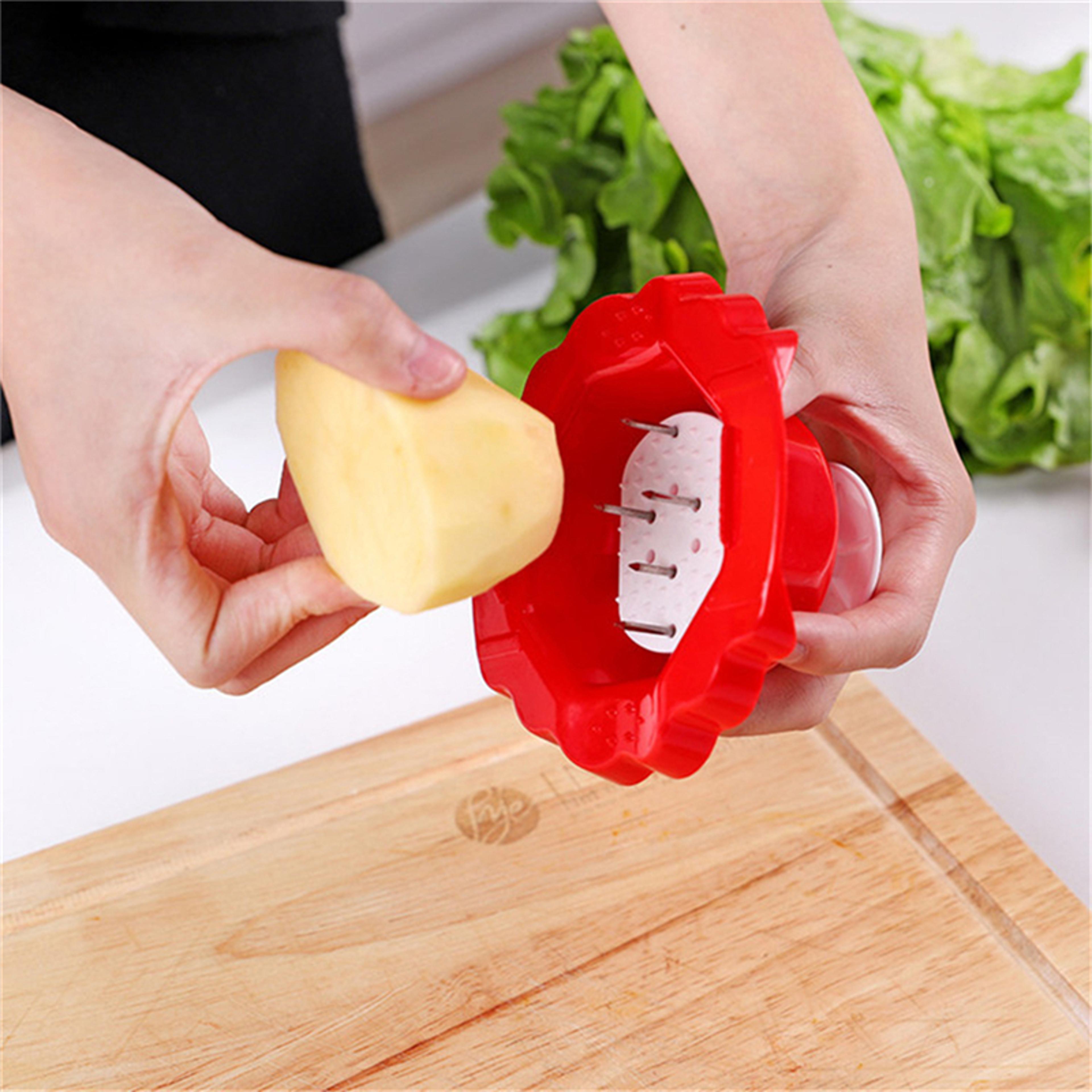 safe slice finger guard for slicing stainless steel kitchen finger protector for vegetable & potato cutting