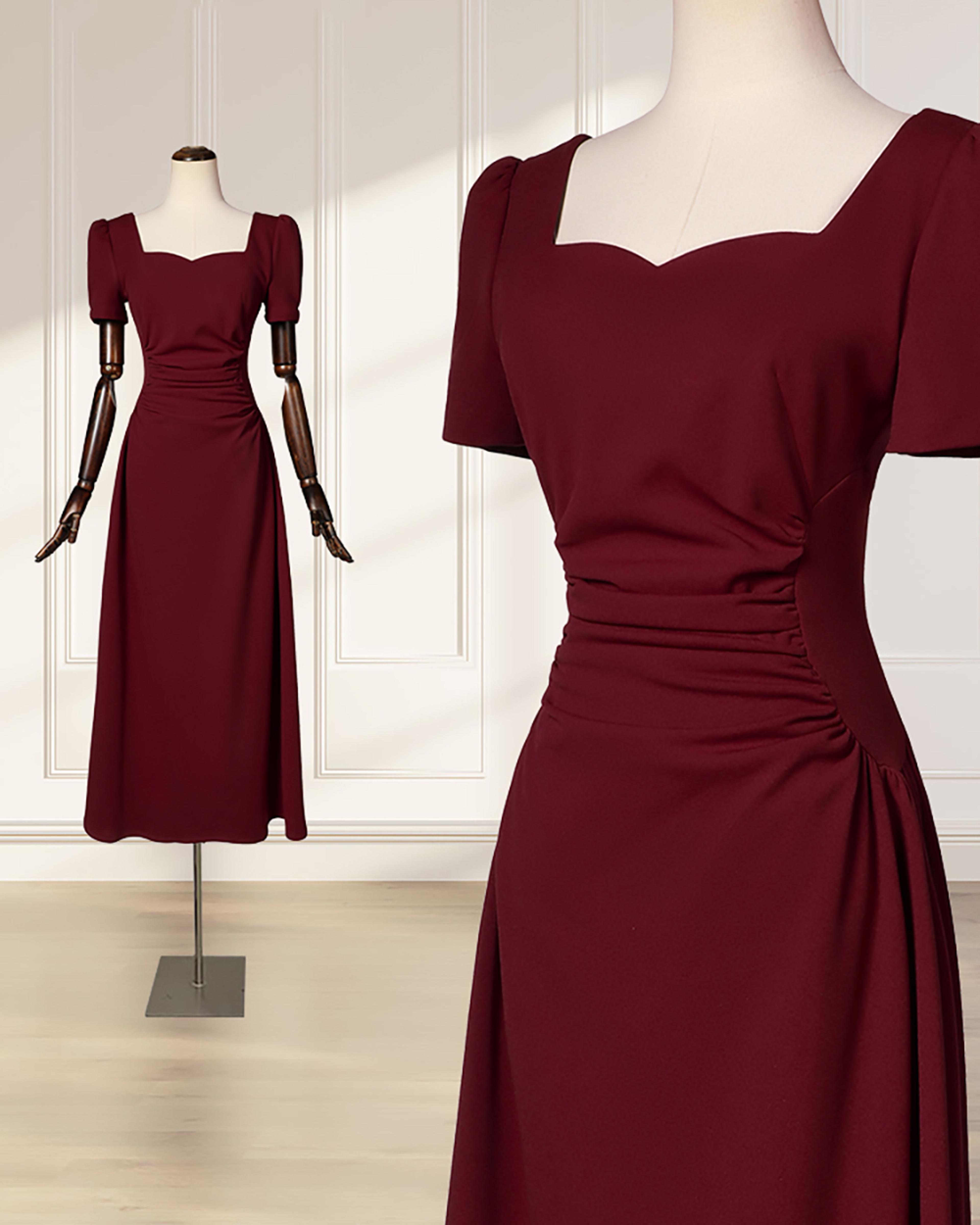 french evening dress for women hepburn style elegant maxi dress slim fit formal gowns