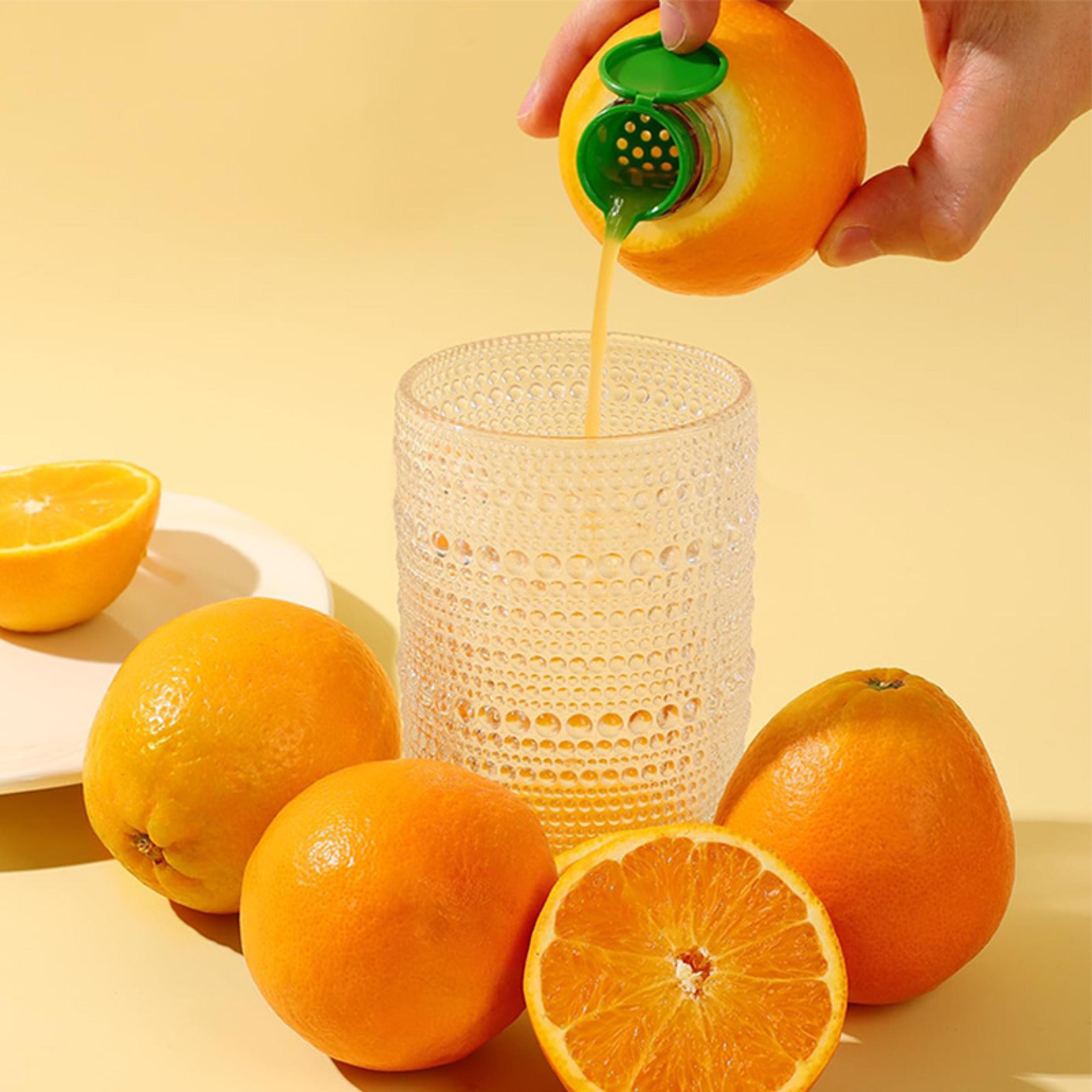 portable lemon squeezer with filter manual citrus juicer for fresh orange & citrus juice