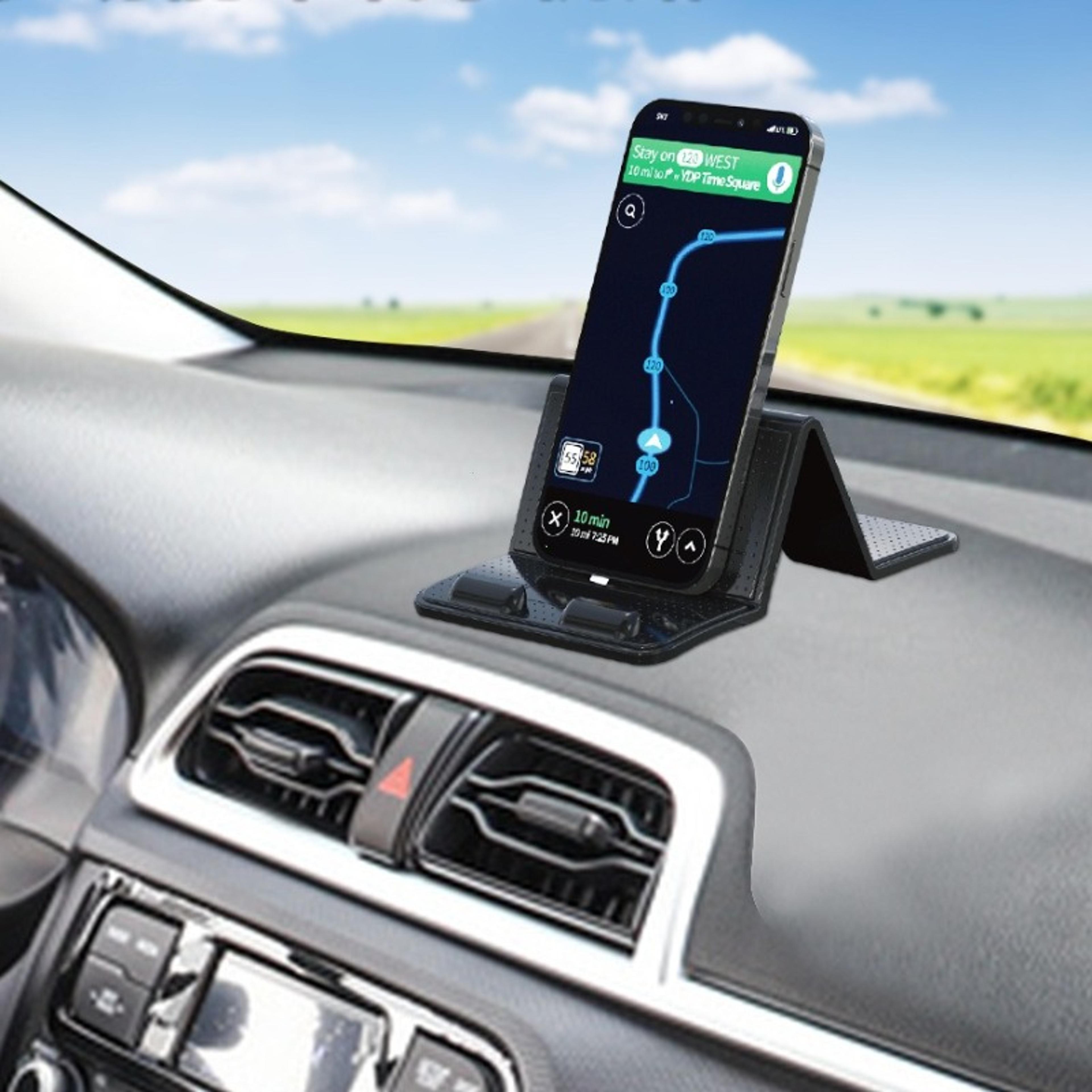 drive secure car phone holder dashboard phone mount with heat resistant non slip grip