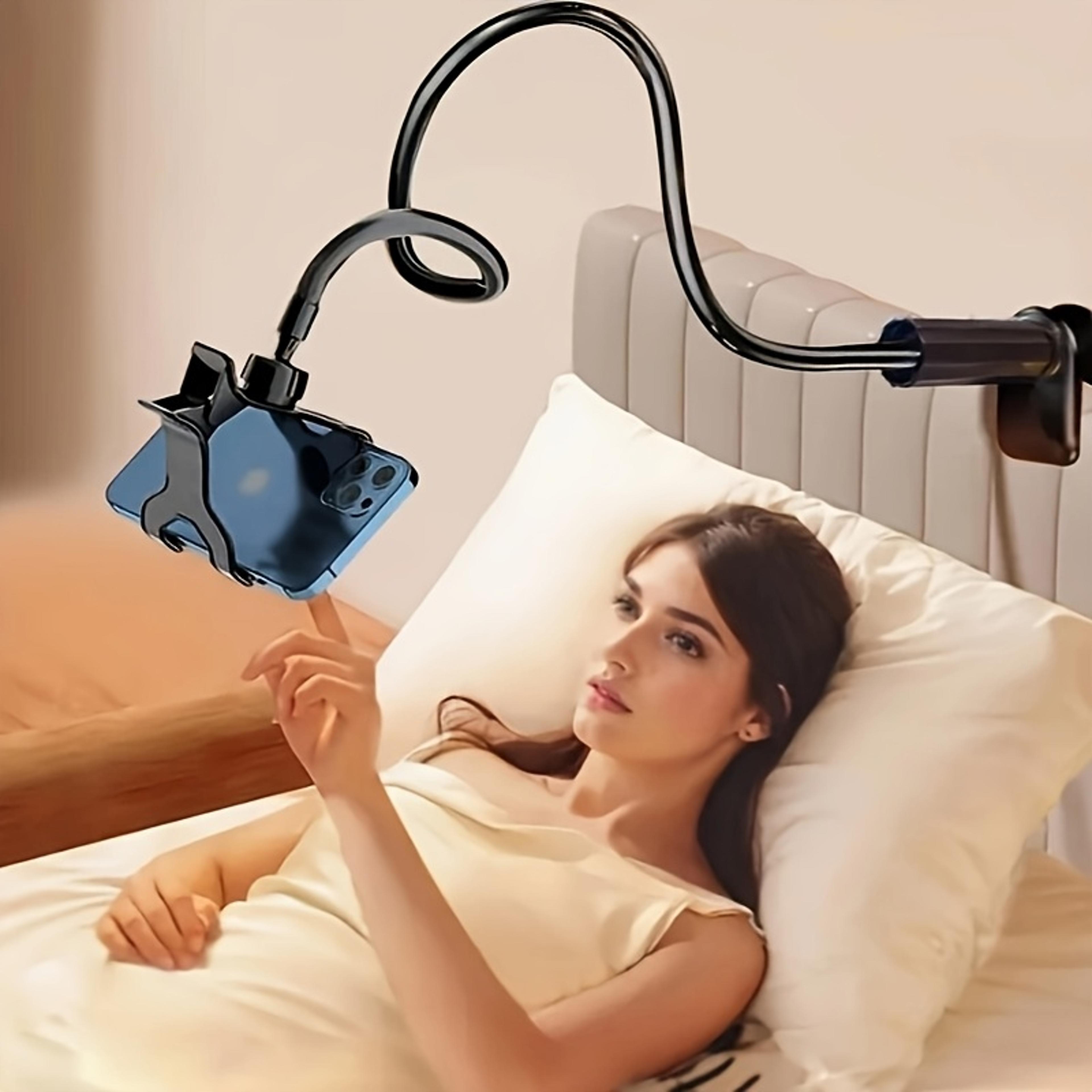flexi view gooseneck phone holder bed & desk clamp stand with adjustable phone mount