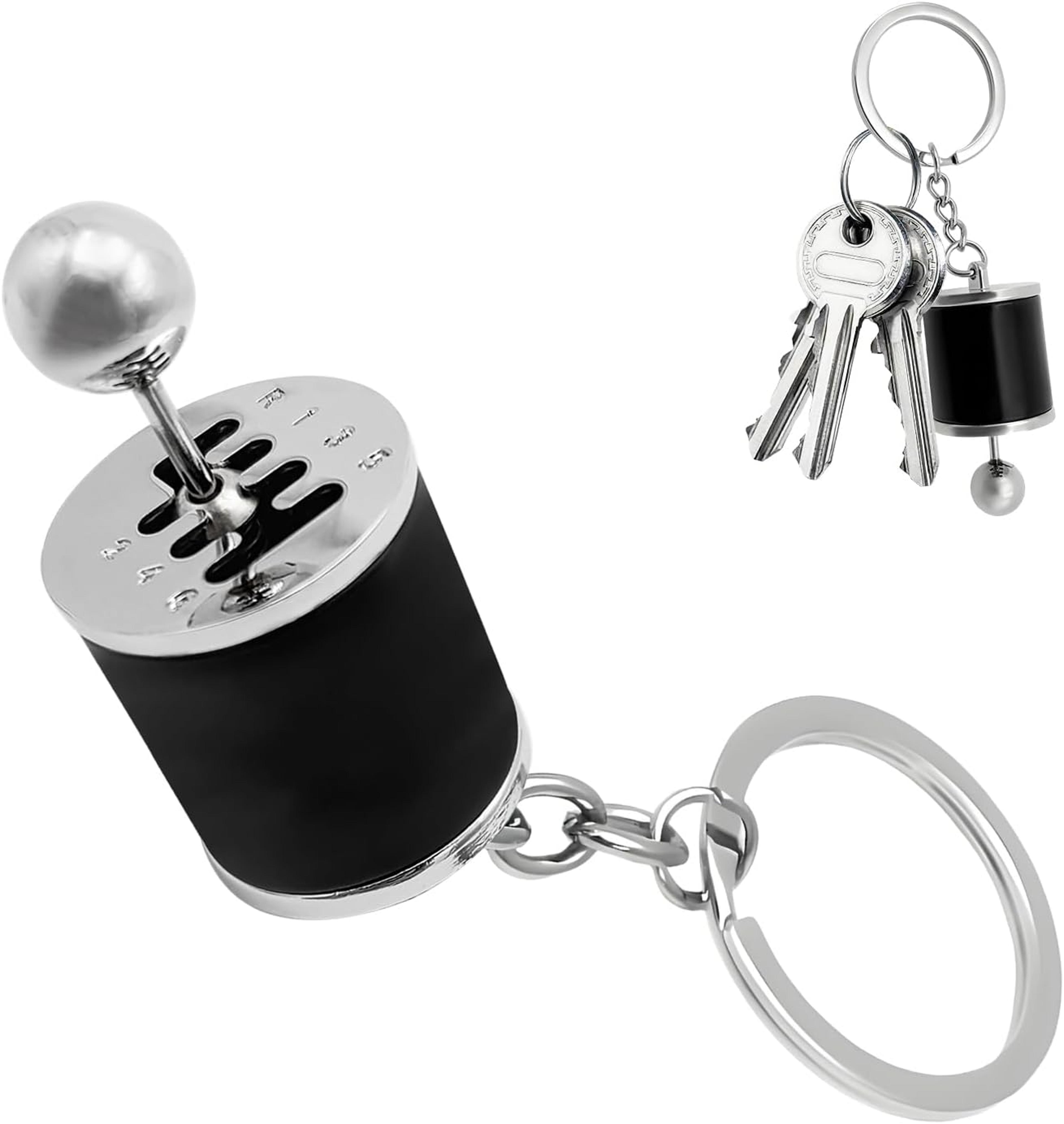 gear shift keychain manual transmission keychain for car enthusiasts with realistic shifting action