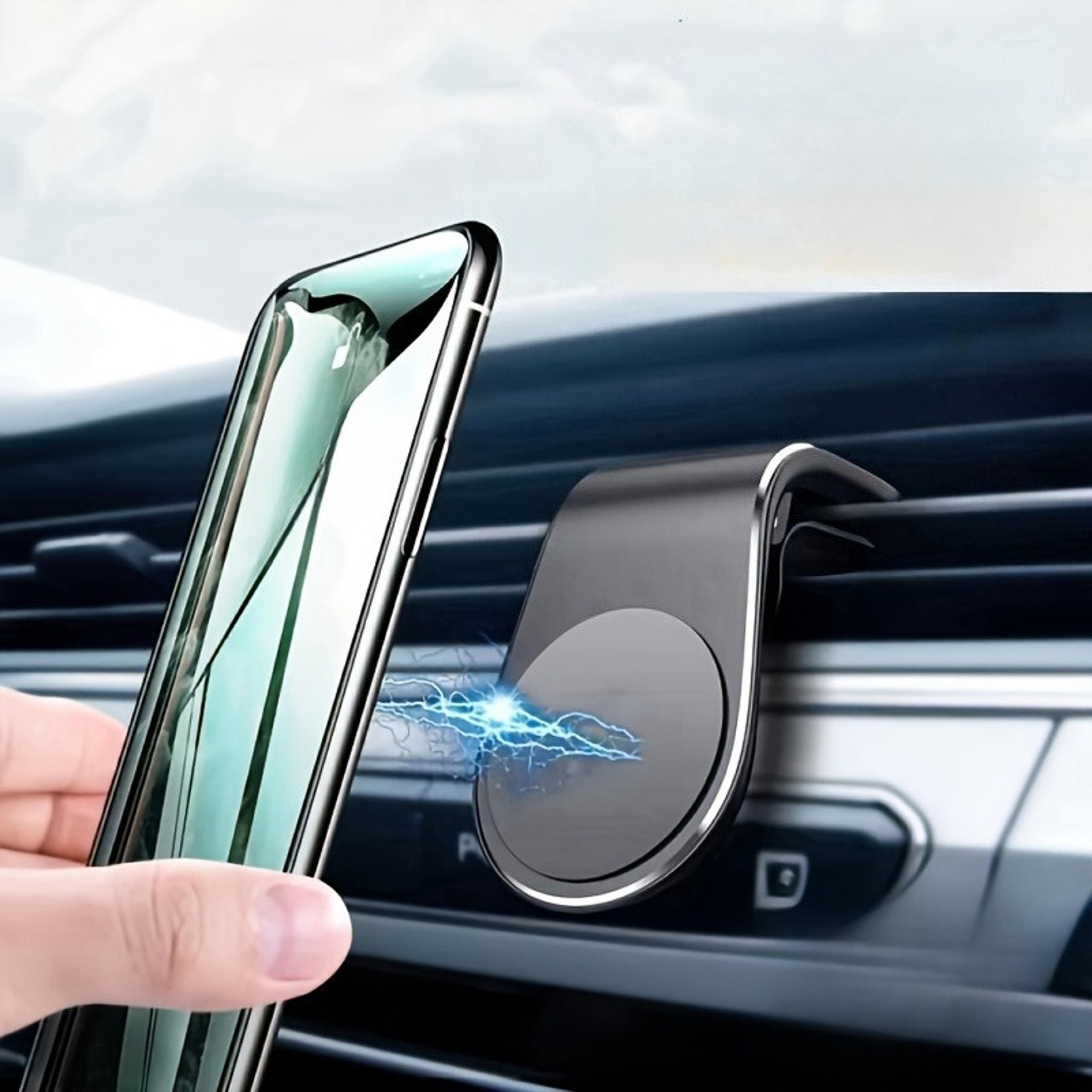 magnetic car phone holder air vent mount for iphone, samsung & android