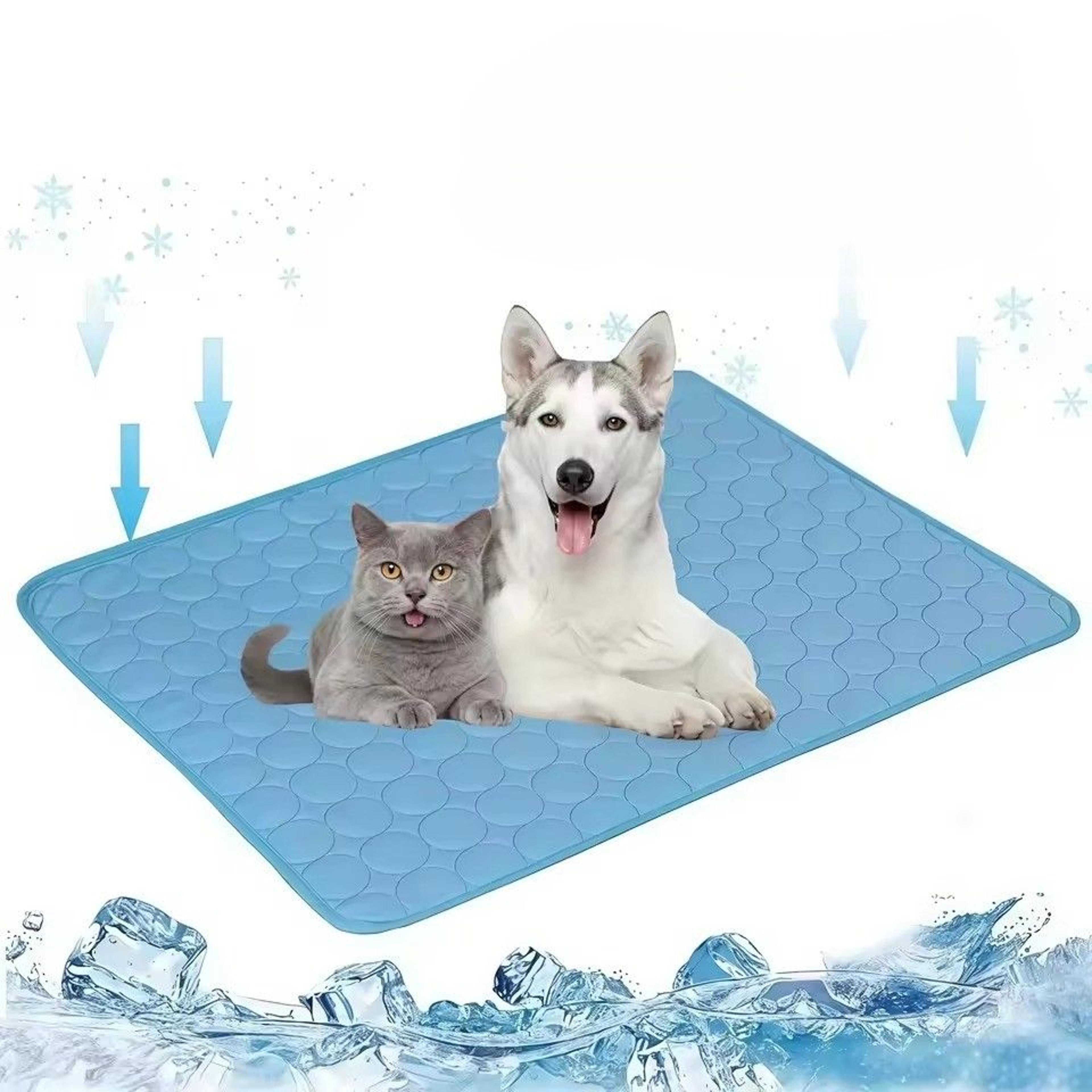 cool paws dog cooling mat for dogs & cats breathable pet cooling pad for summer comfort