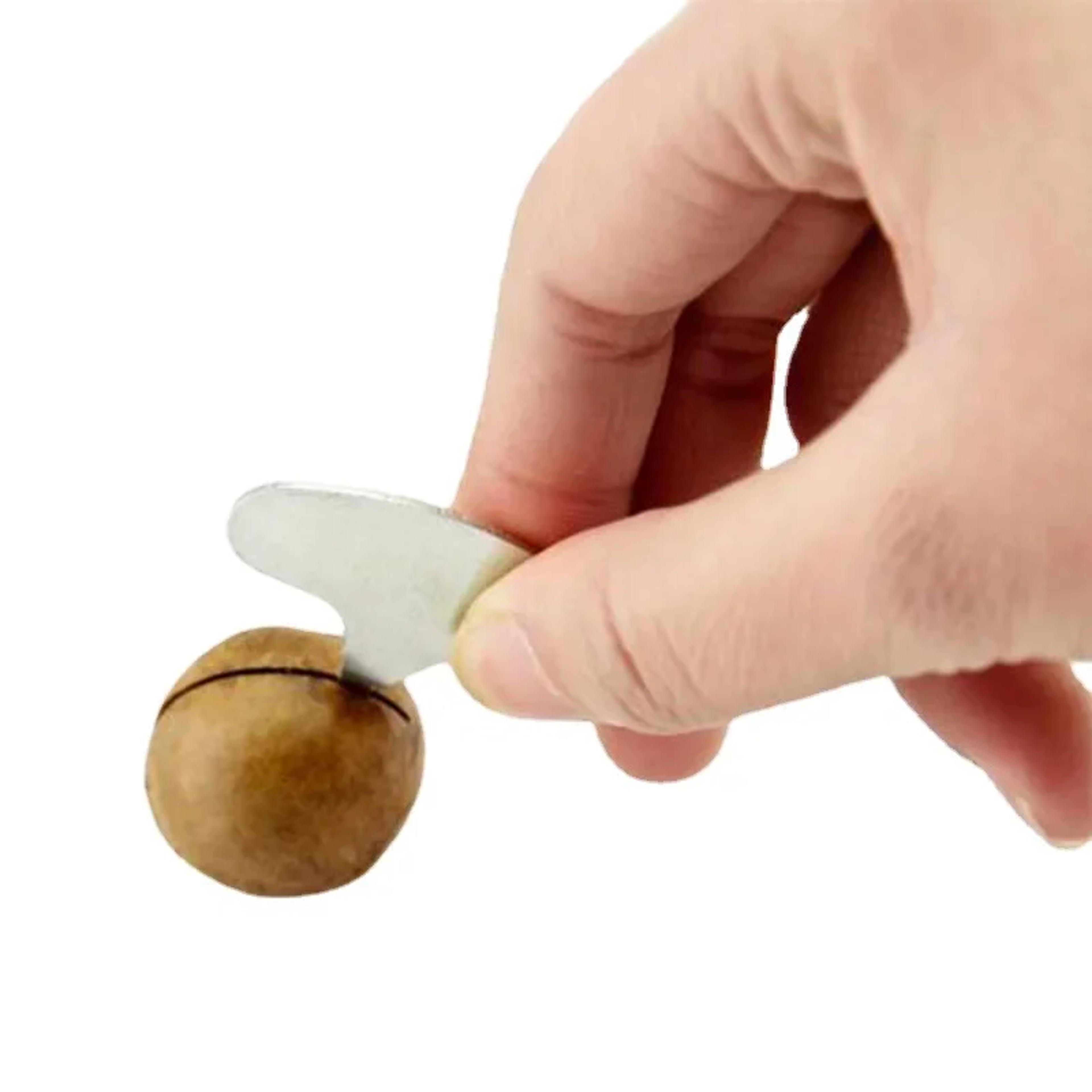 portable nut cracker stainless steel macadamia nut cracker & walnut opener tool