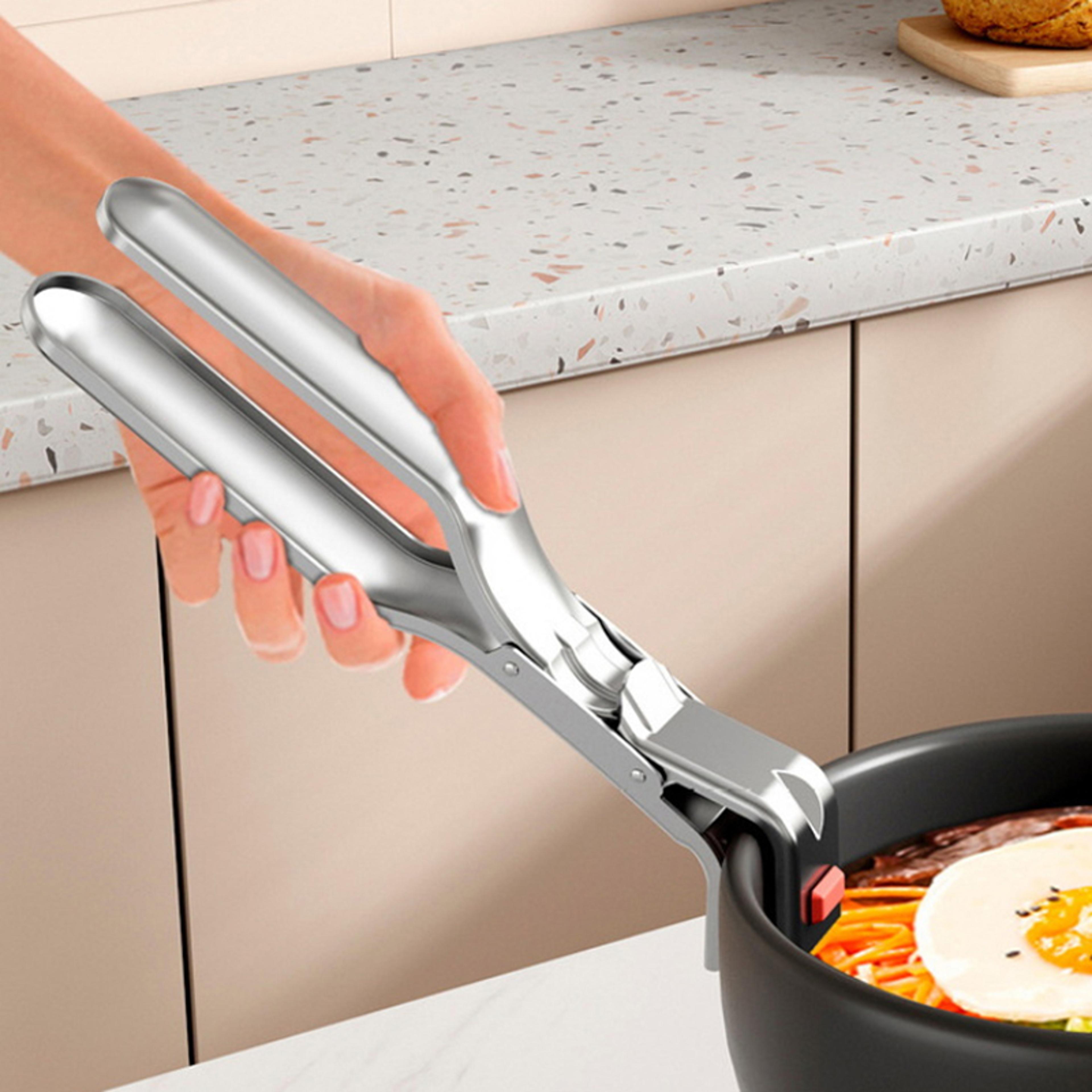 heat safe hot bowl holder & pot pan gripper clip for bowls, plates and cookware