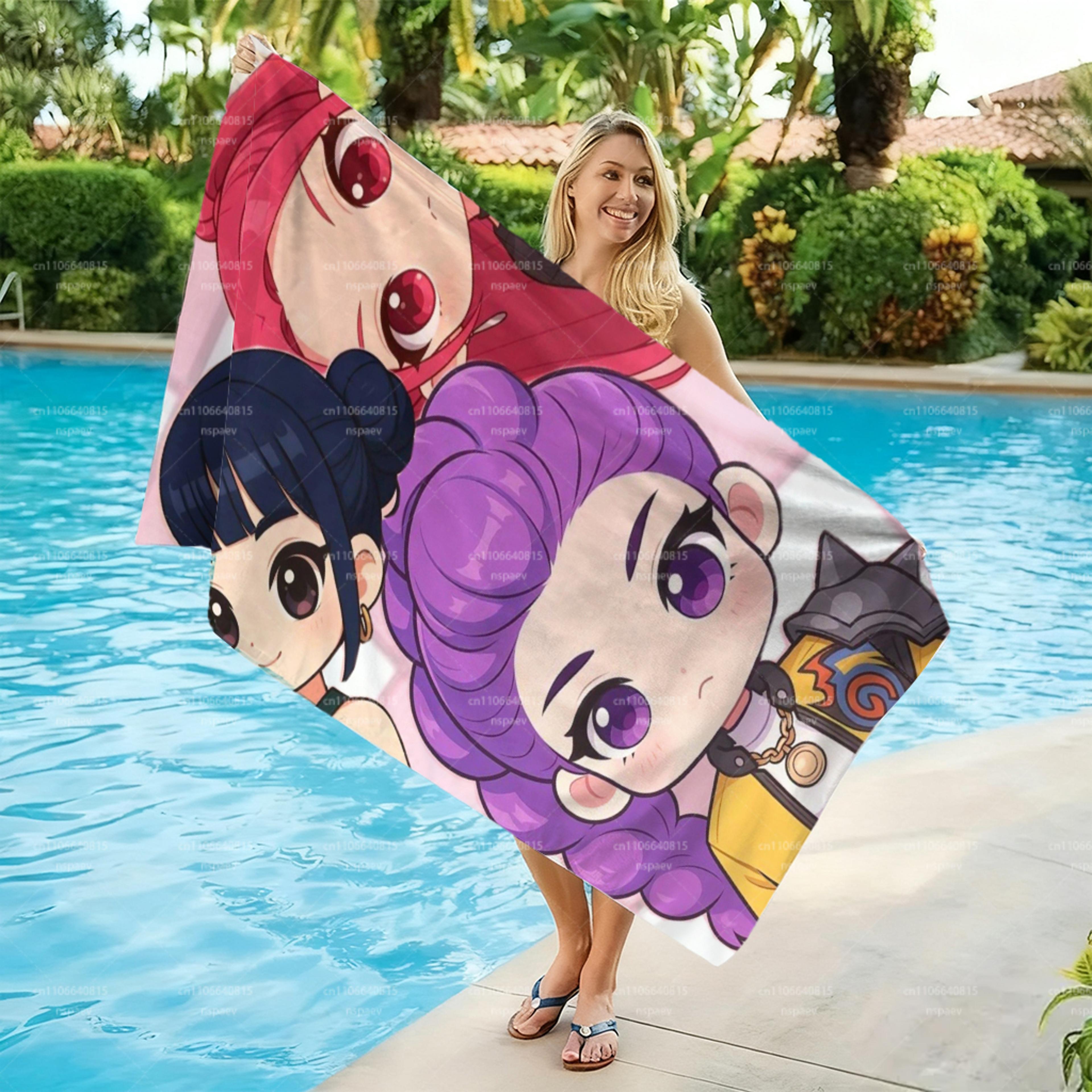 k pop beach towel quick dry microfiber pool & beach towel for fans