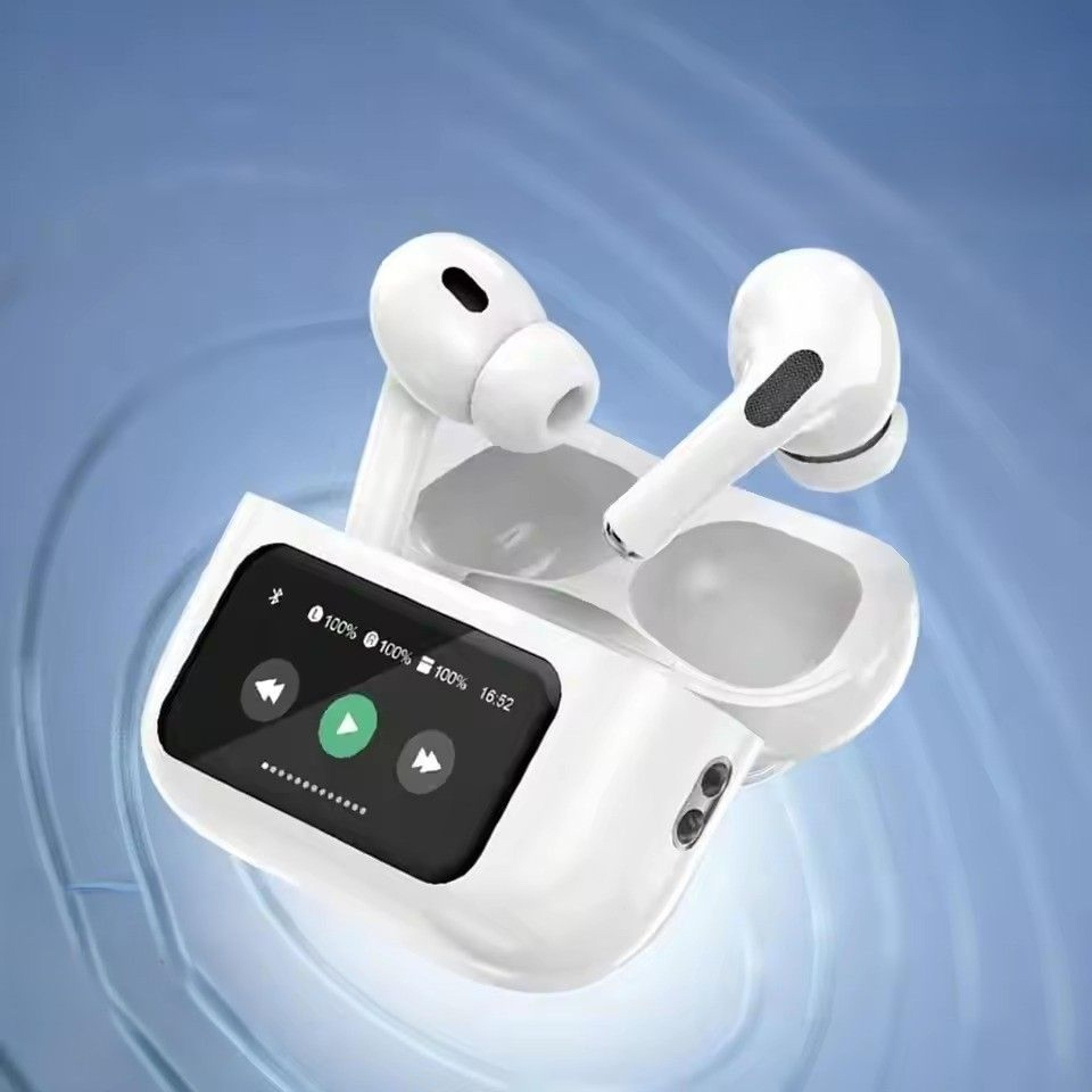 bluetooth earbuds with led display wireless tws headphones