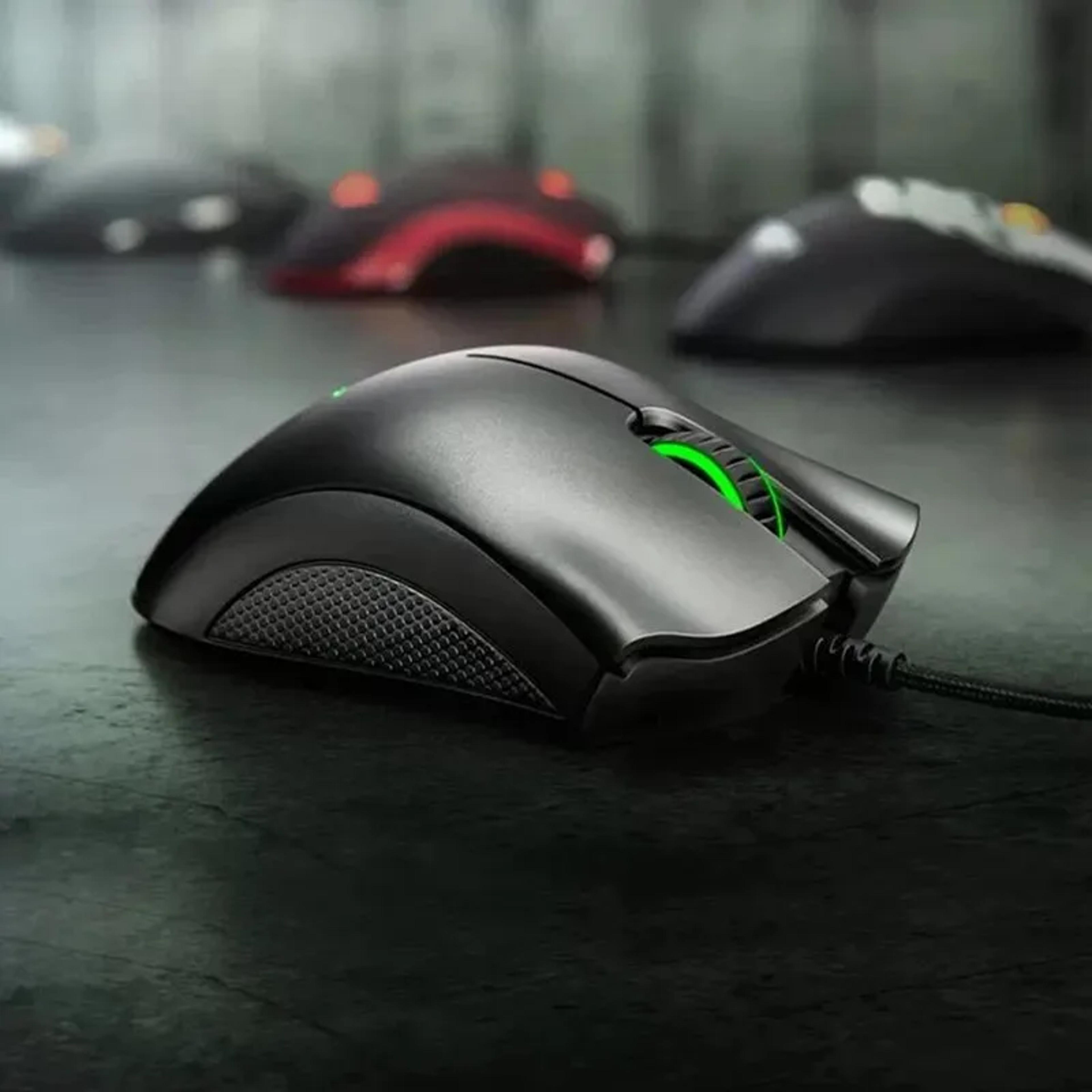 razer death adder essential wired gaming mouse with dpi optical sensor for pc & laptop