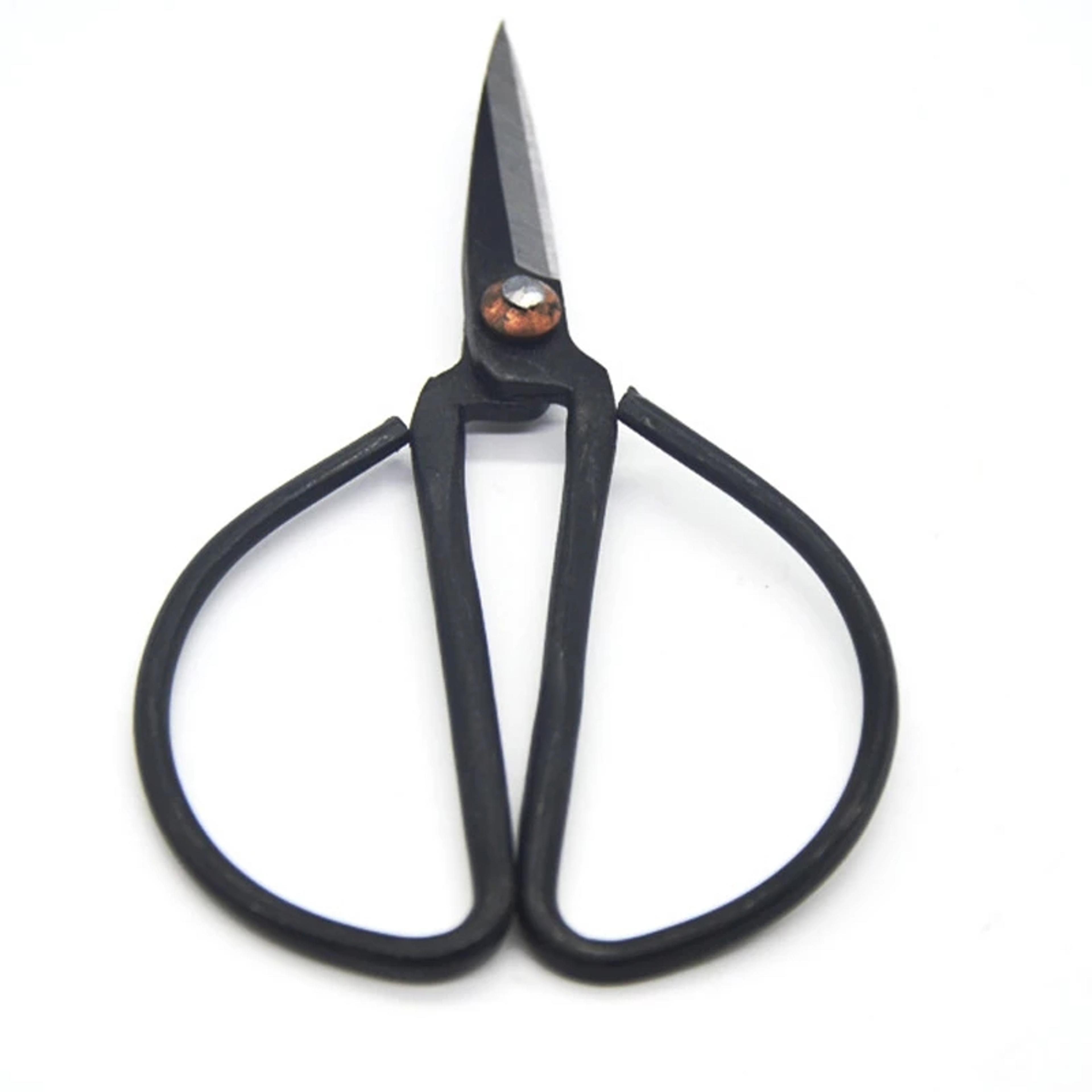 traditional bonsai scissors hand forged carbon steel precision pruning shears