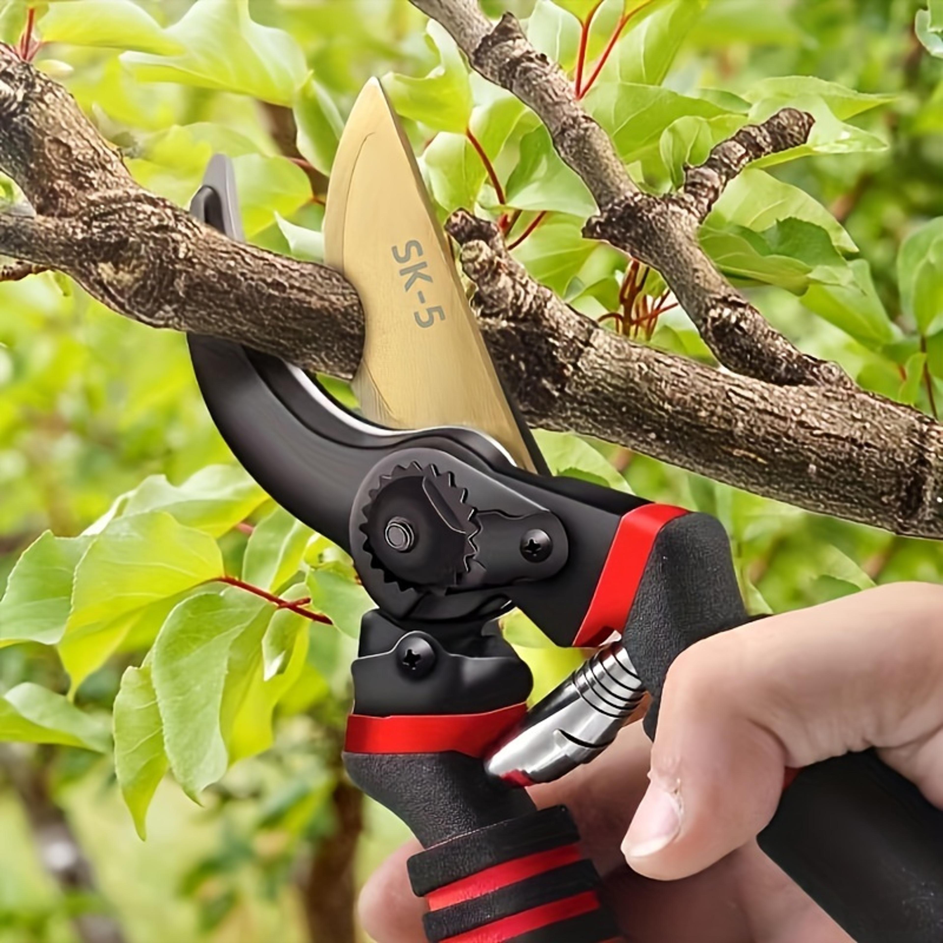 heavy duty pruning shears carbon steel garden shears for tree & plant trimming