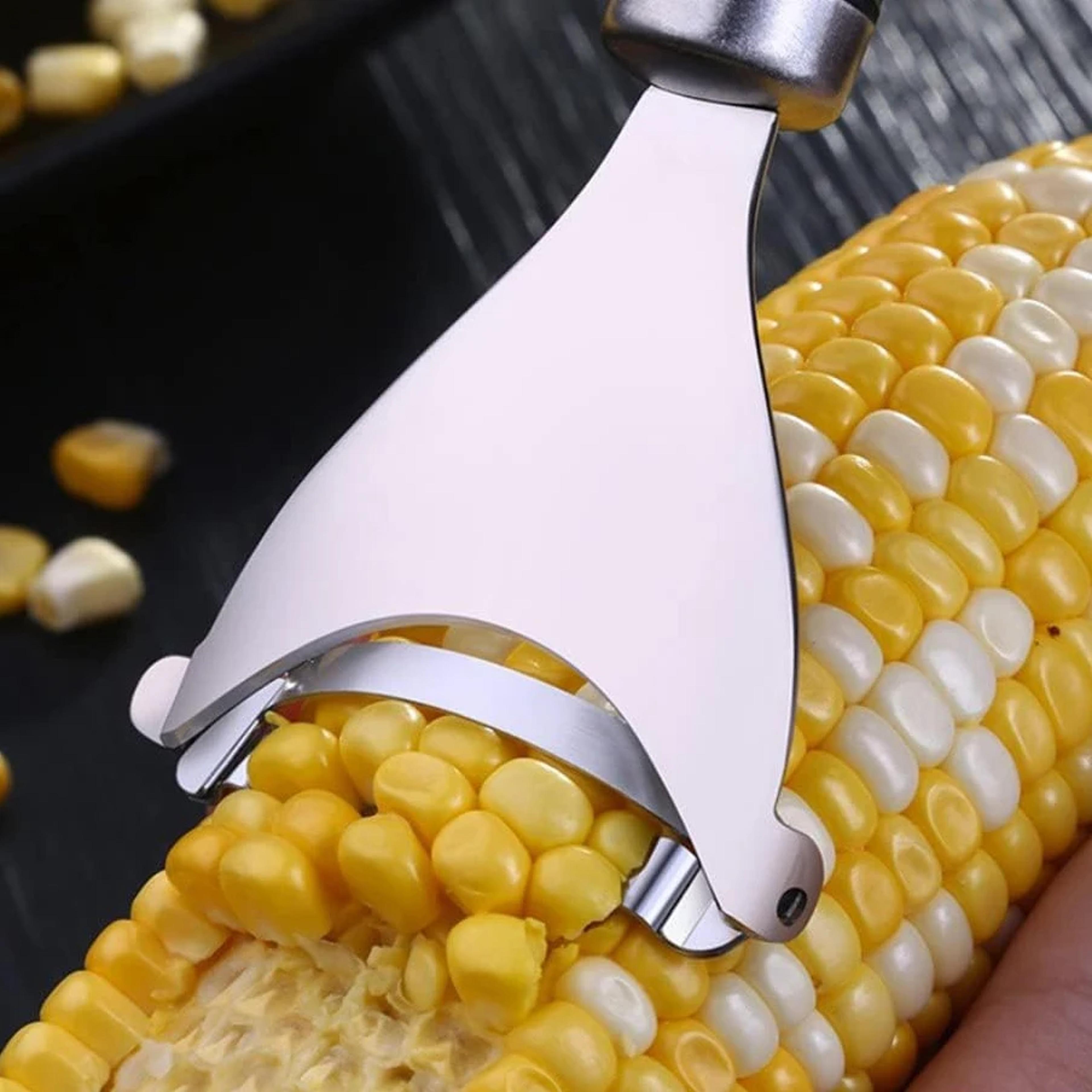stainless steel corn stripper & corn peeler tool for fast kernel removal