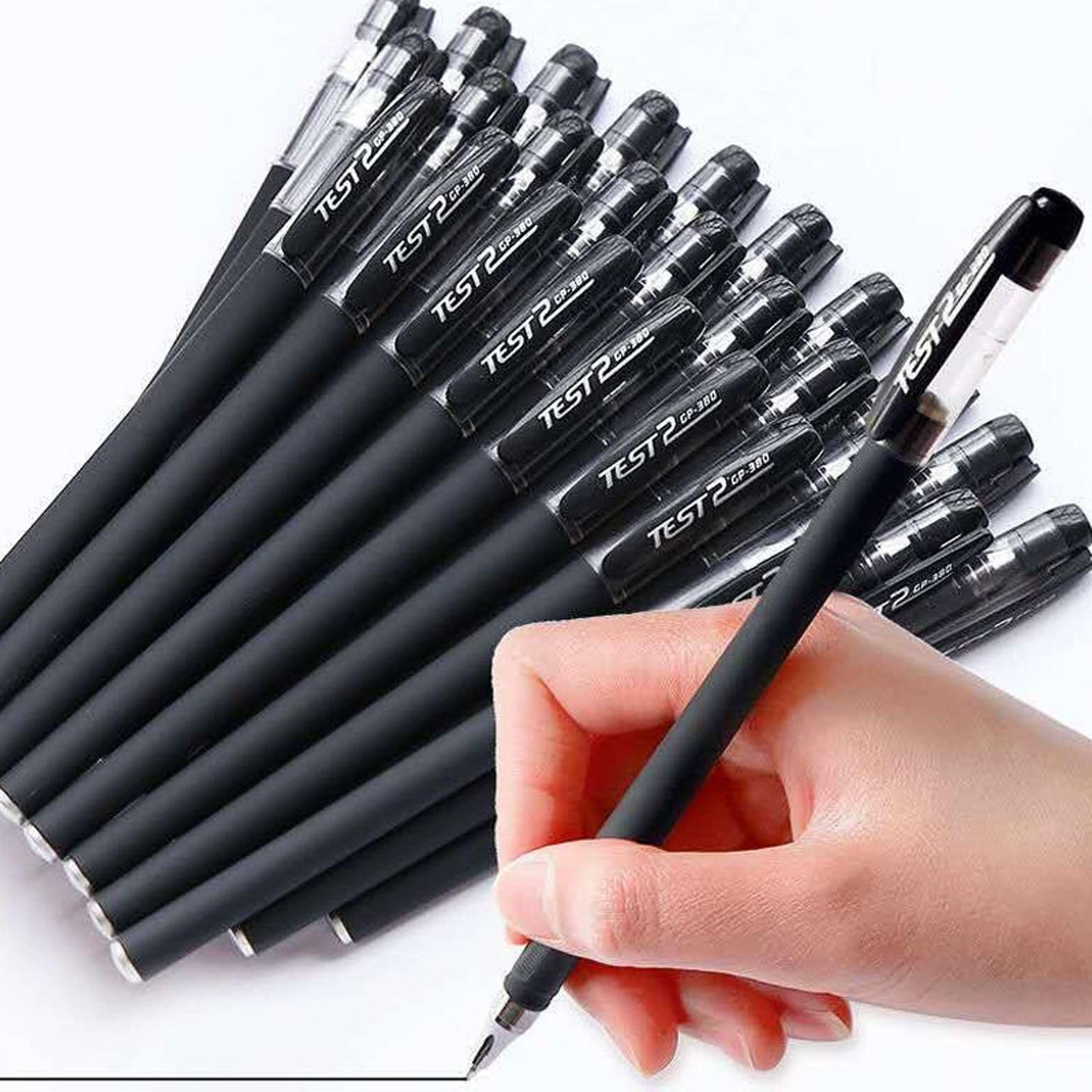 smooth writing gel pens set for students with back to school backpack essential