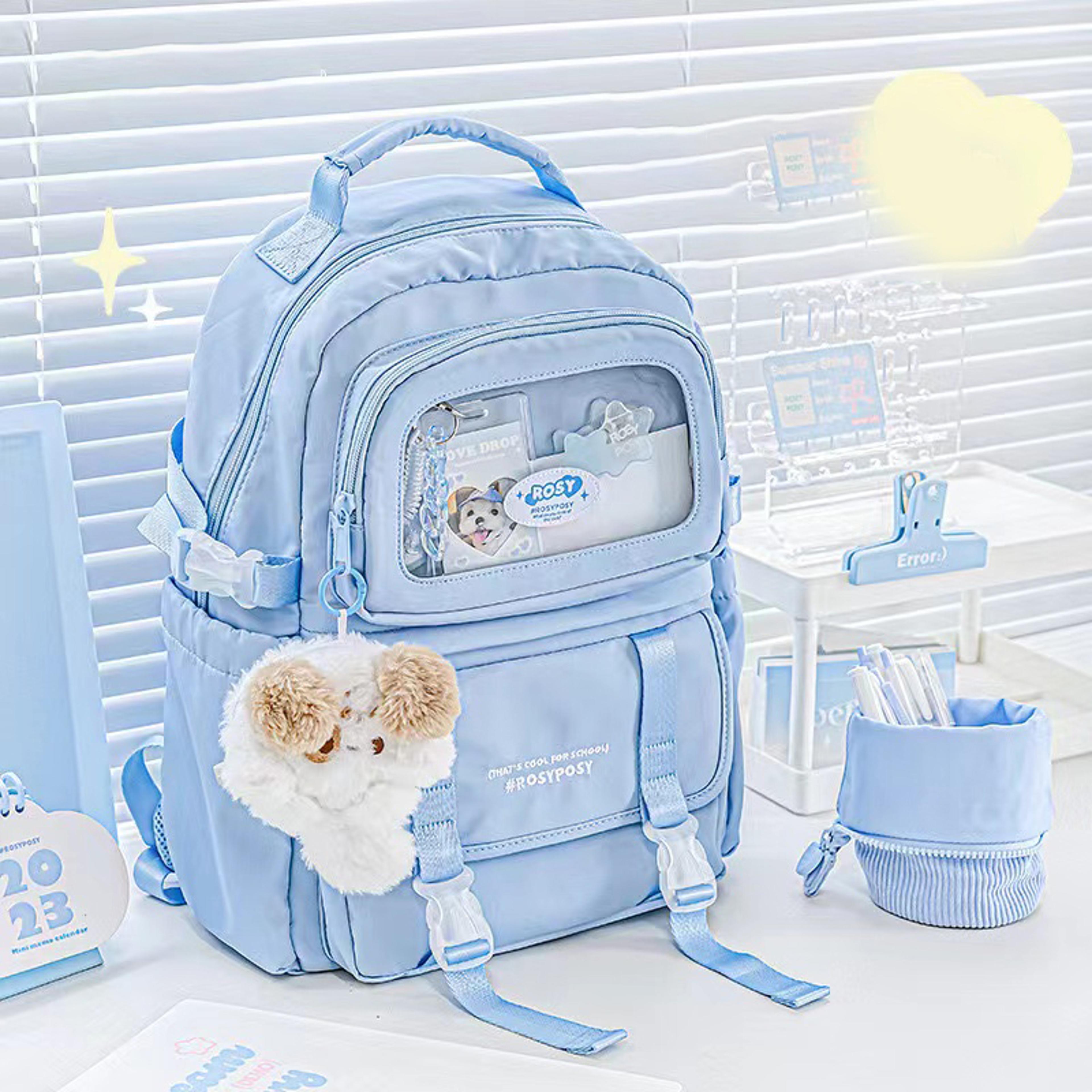 back to school cream style large capacity backpack for girls laptop school backpack