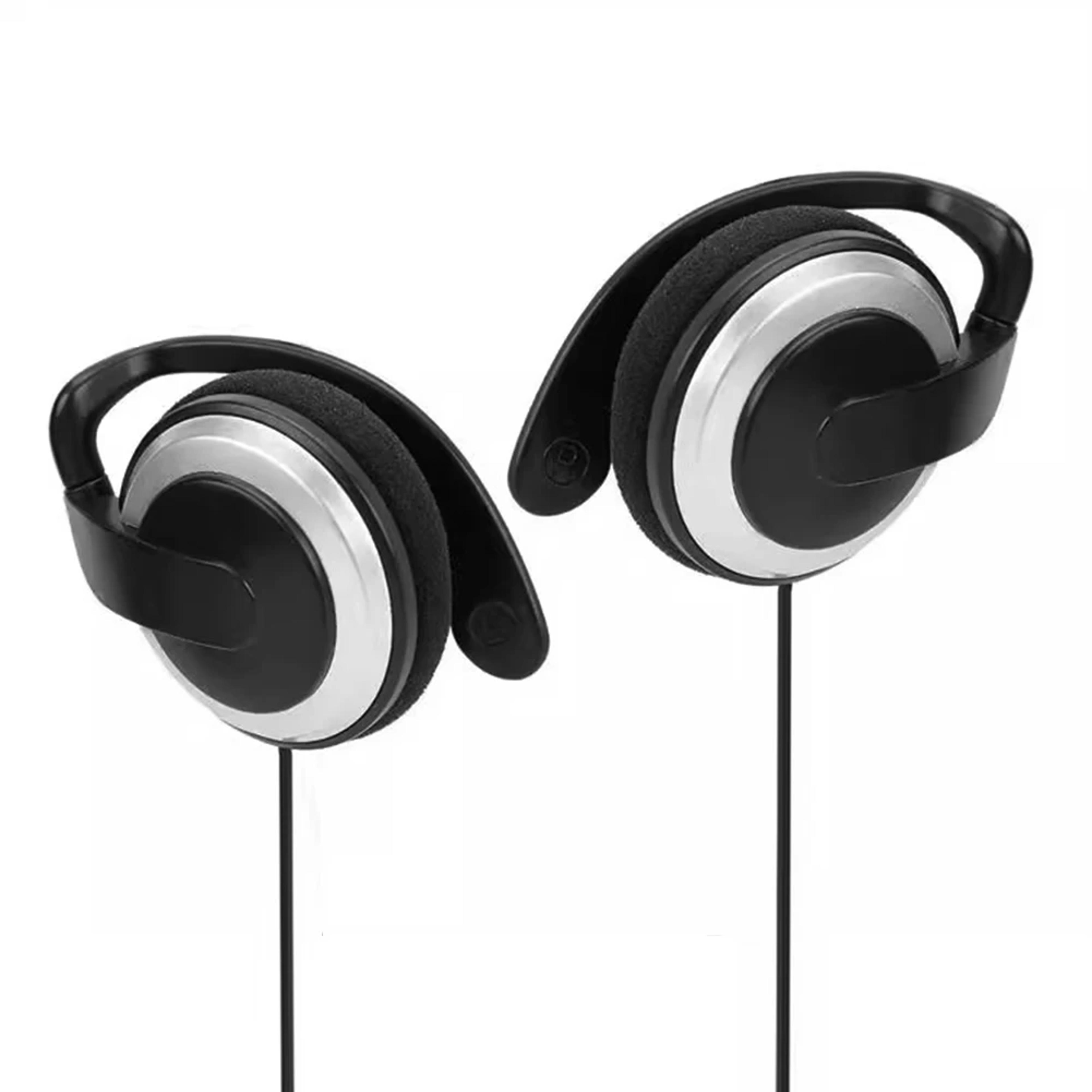 wired over ear headphones with stereo sound adjustable headset for pc phone office