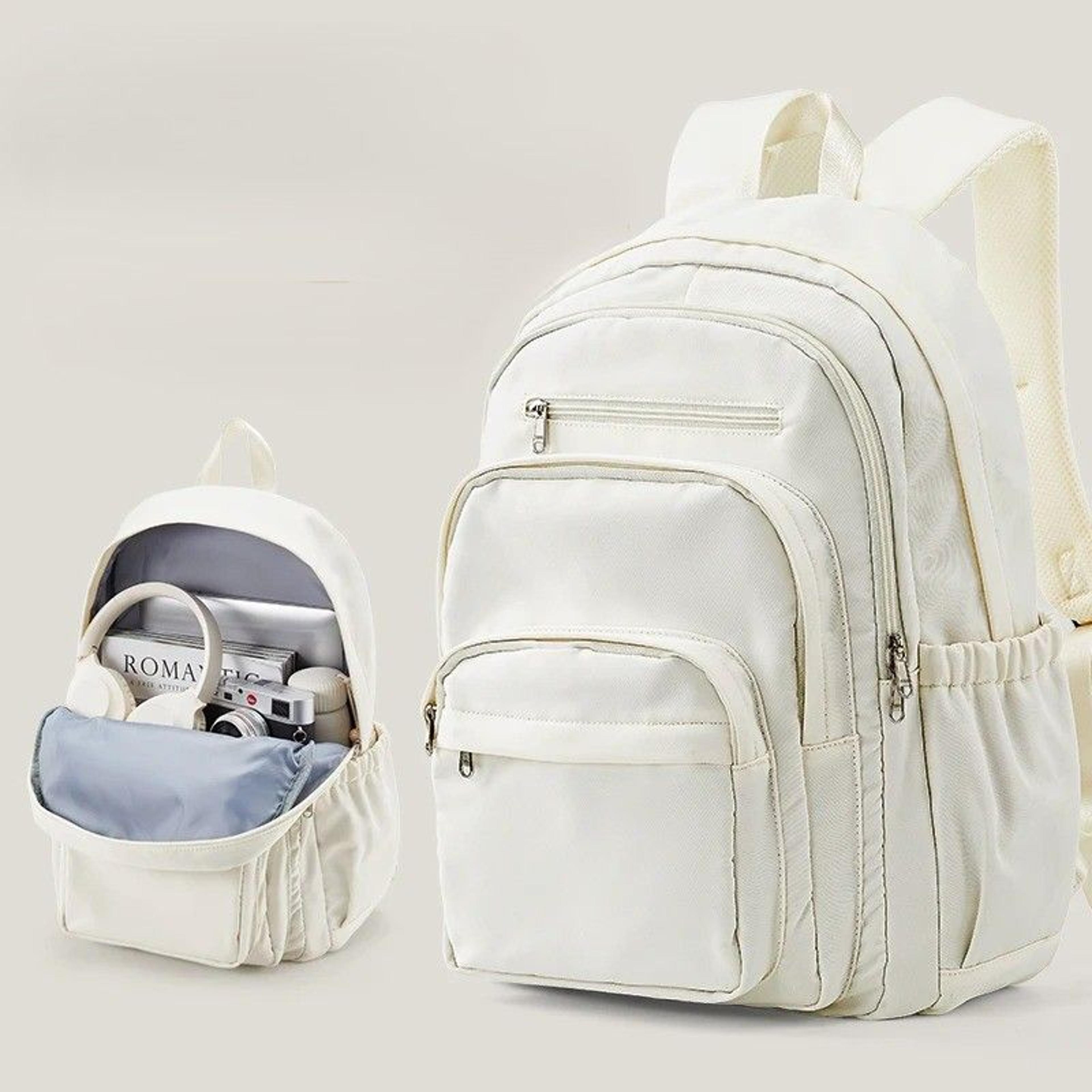 cute multi pocket school backpack for teens and students back to school backpack travel book bag