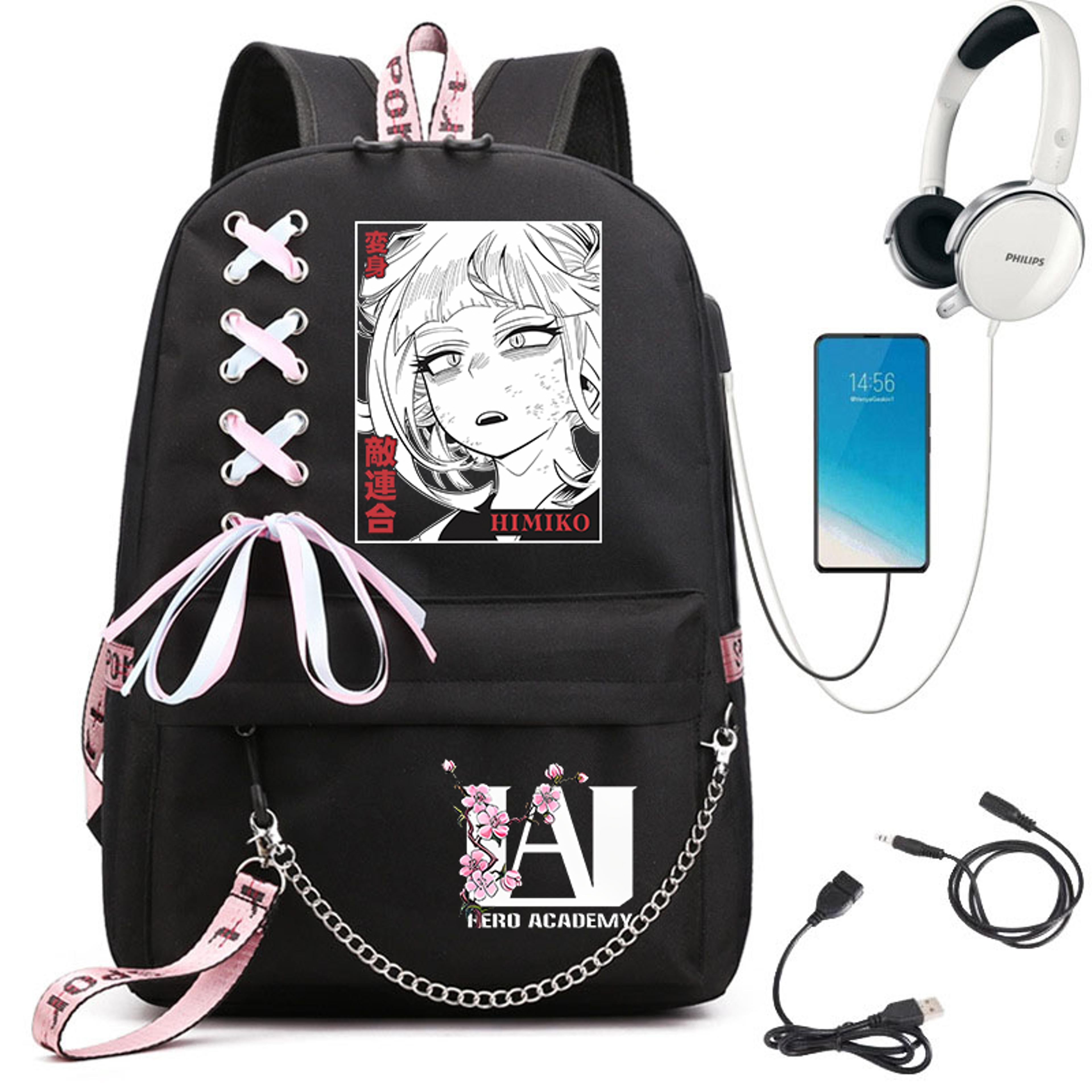 my hero academia backpack for students with back to school backpack lightweight anime school bags