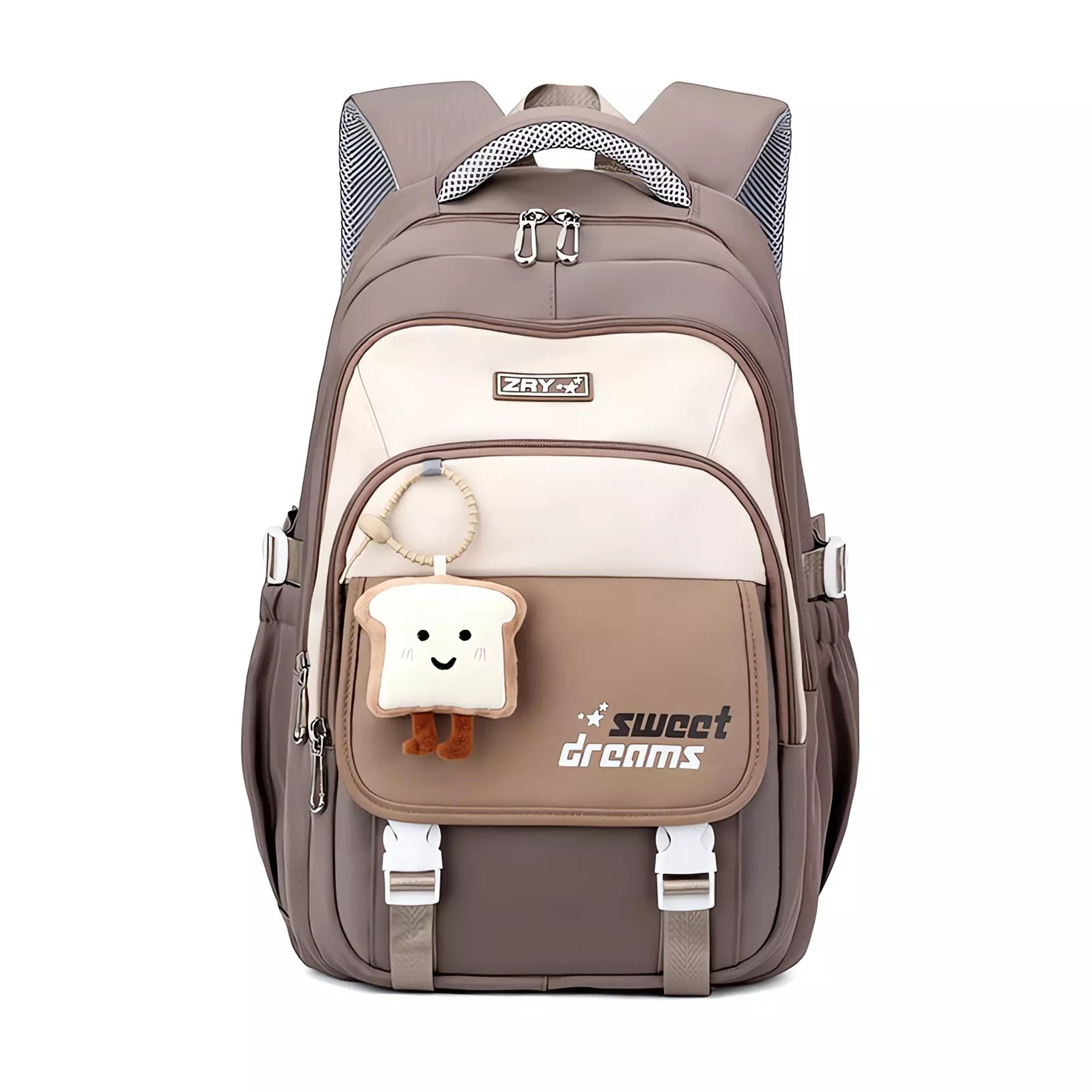 cute kawaii girls school backpack with multiple pockets, back to school backpack for kids & teens
