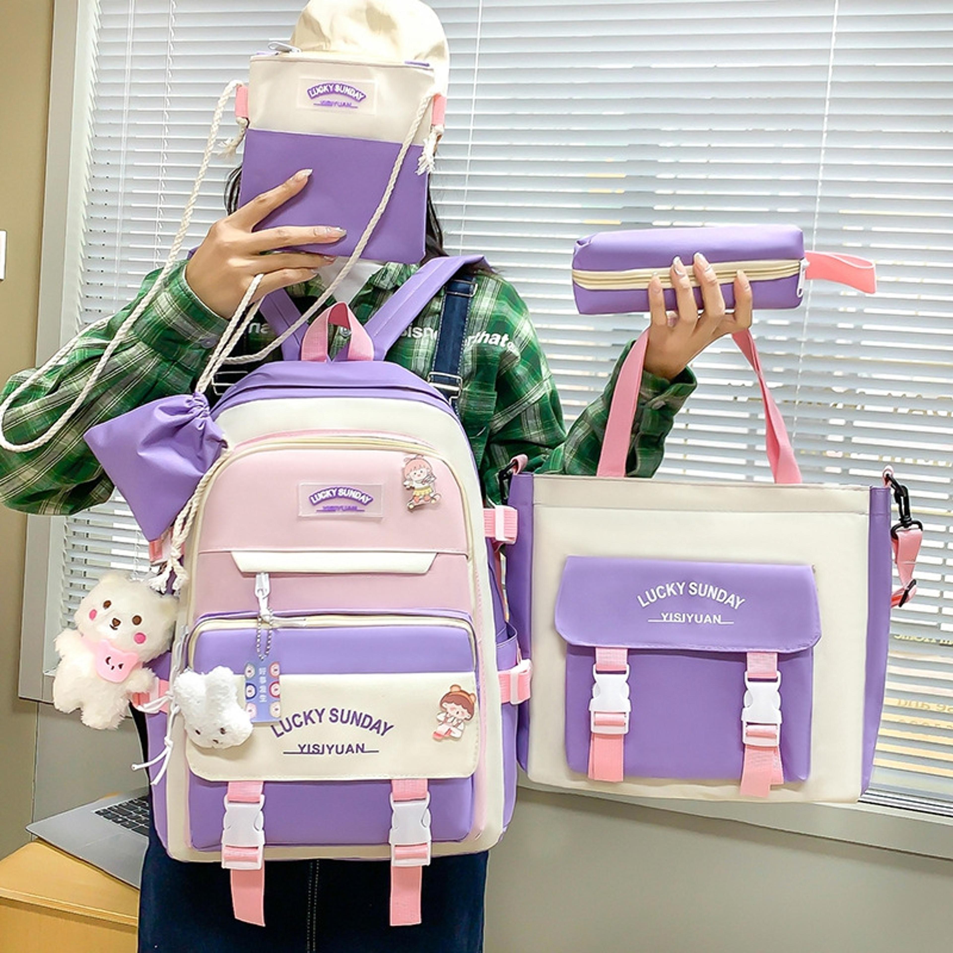 smart style school backpack for girls large capacity back to school backpack for school, travel & daily usee