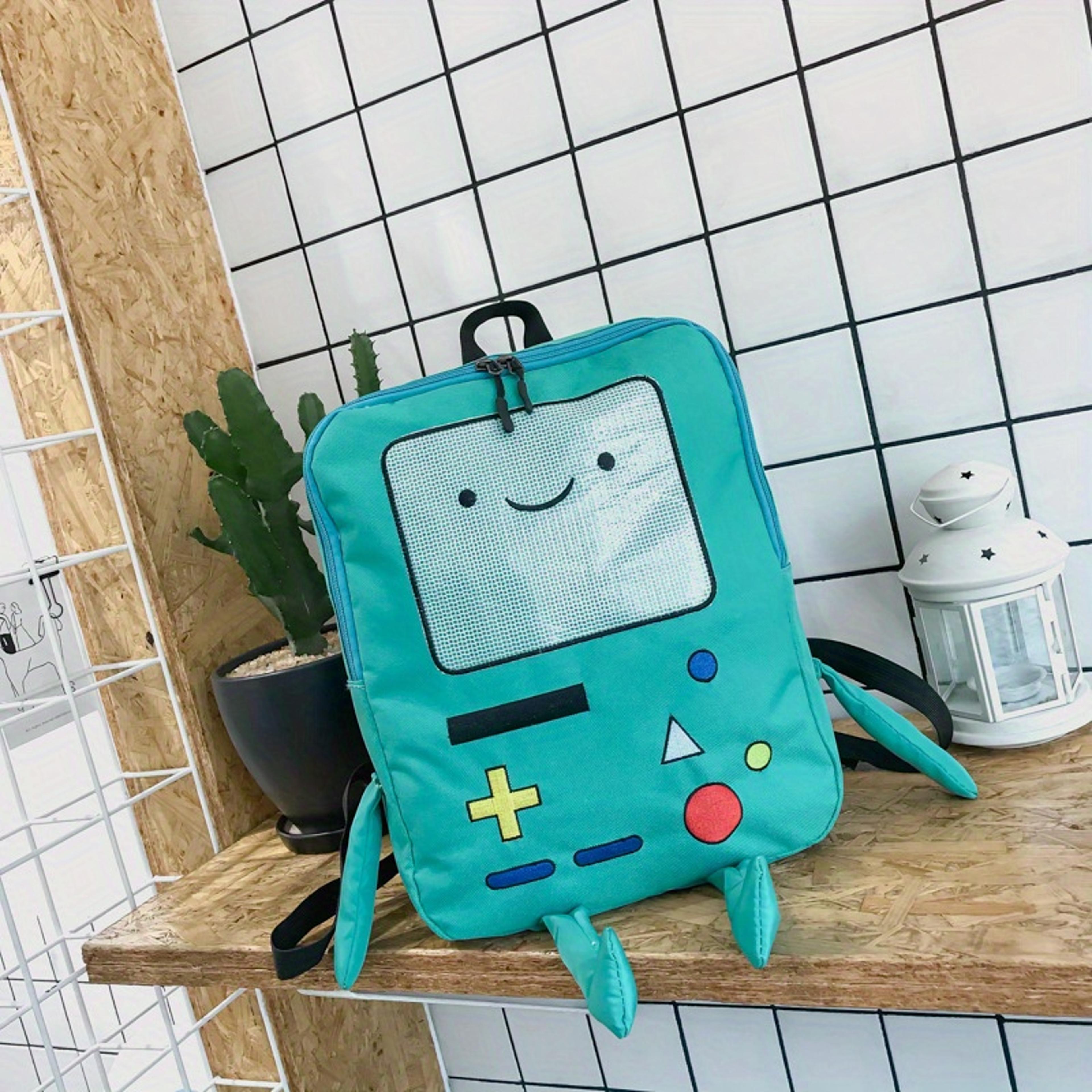 cute adventure time back to school backpack kawaii anime backpack for students & everyday travel