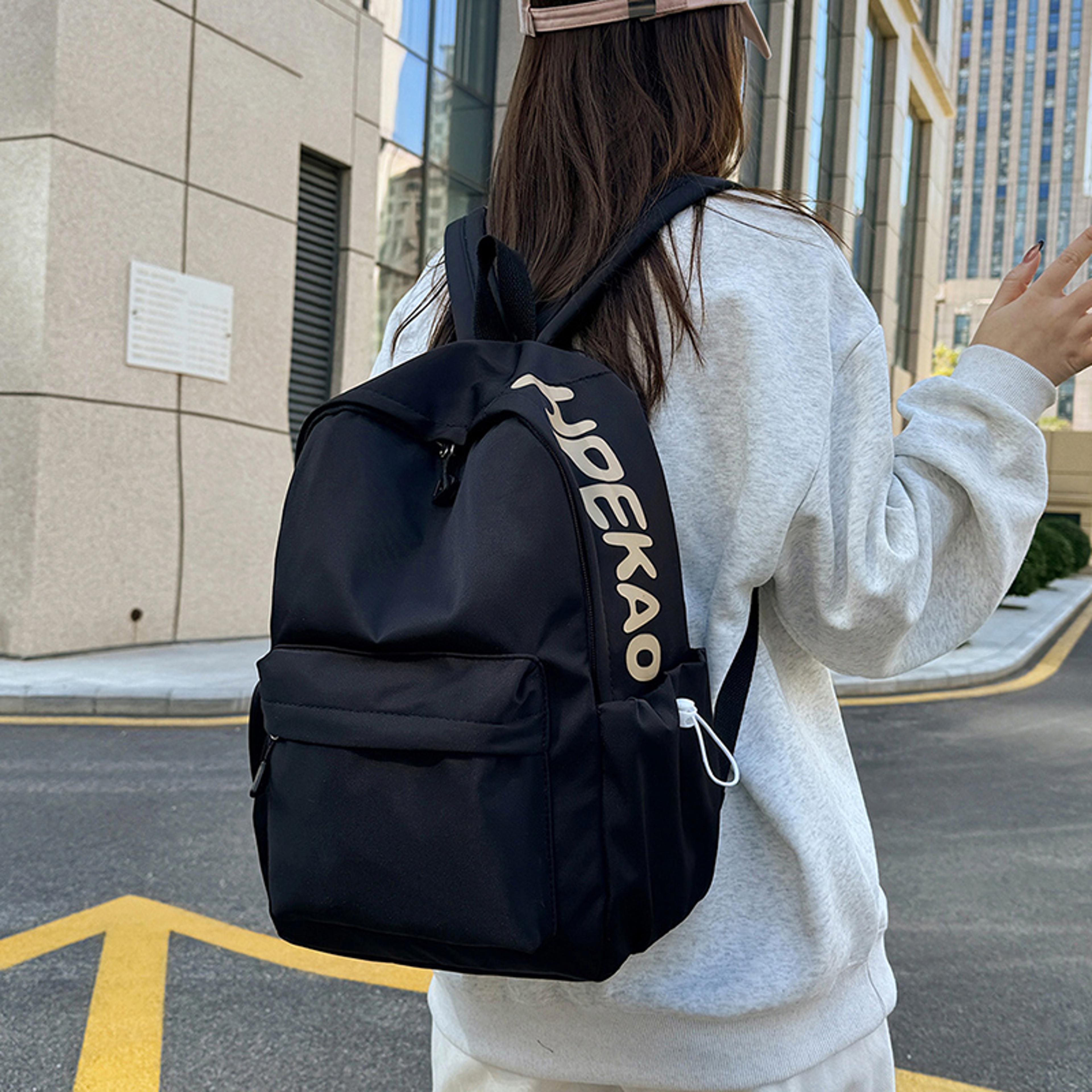 urban flex waterproof nylon backpack, back to school backpack for girls & women travel school bag