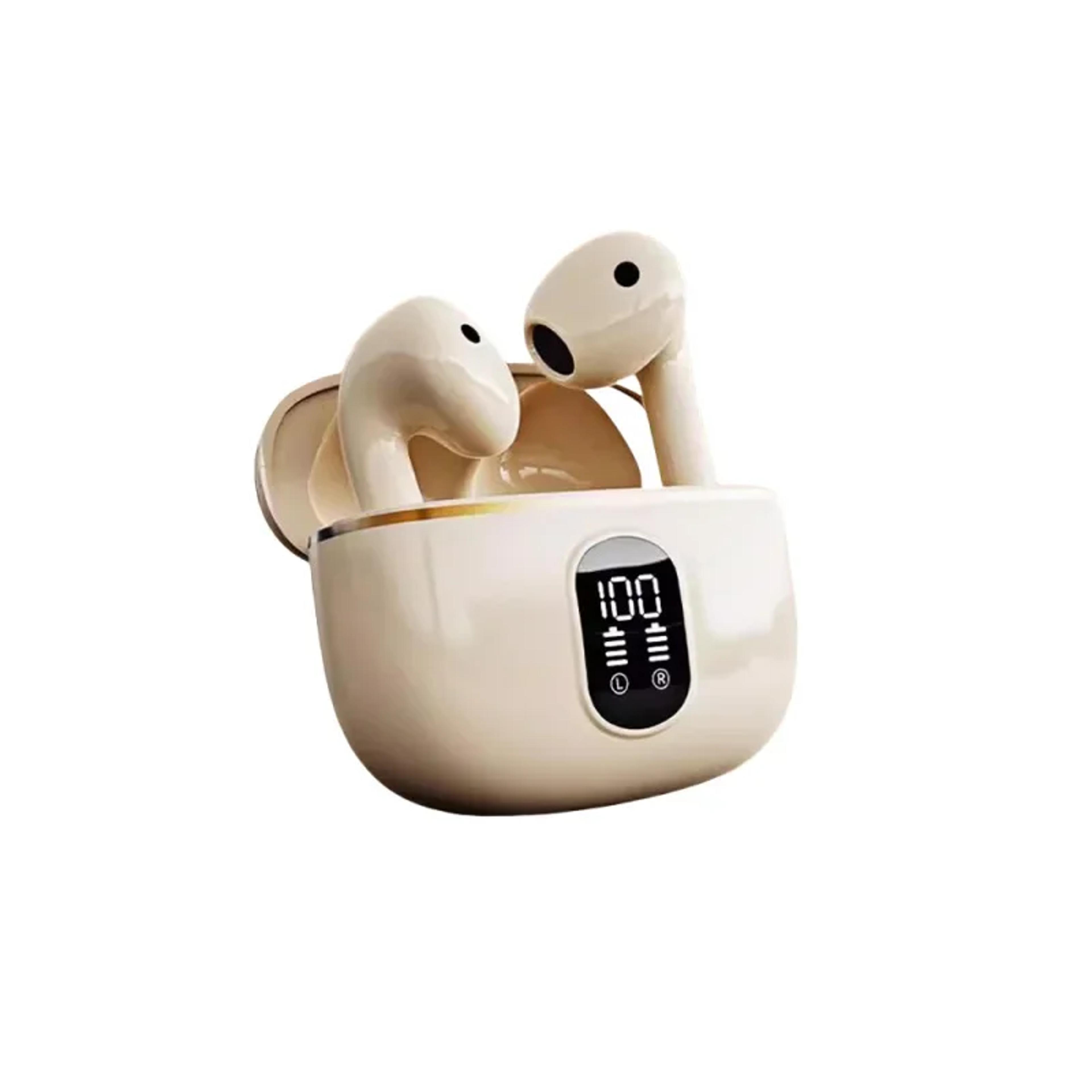 hifi bluetooth earbuds with led power display wireless bluetooth headphones