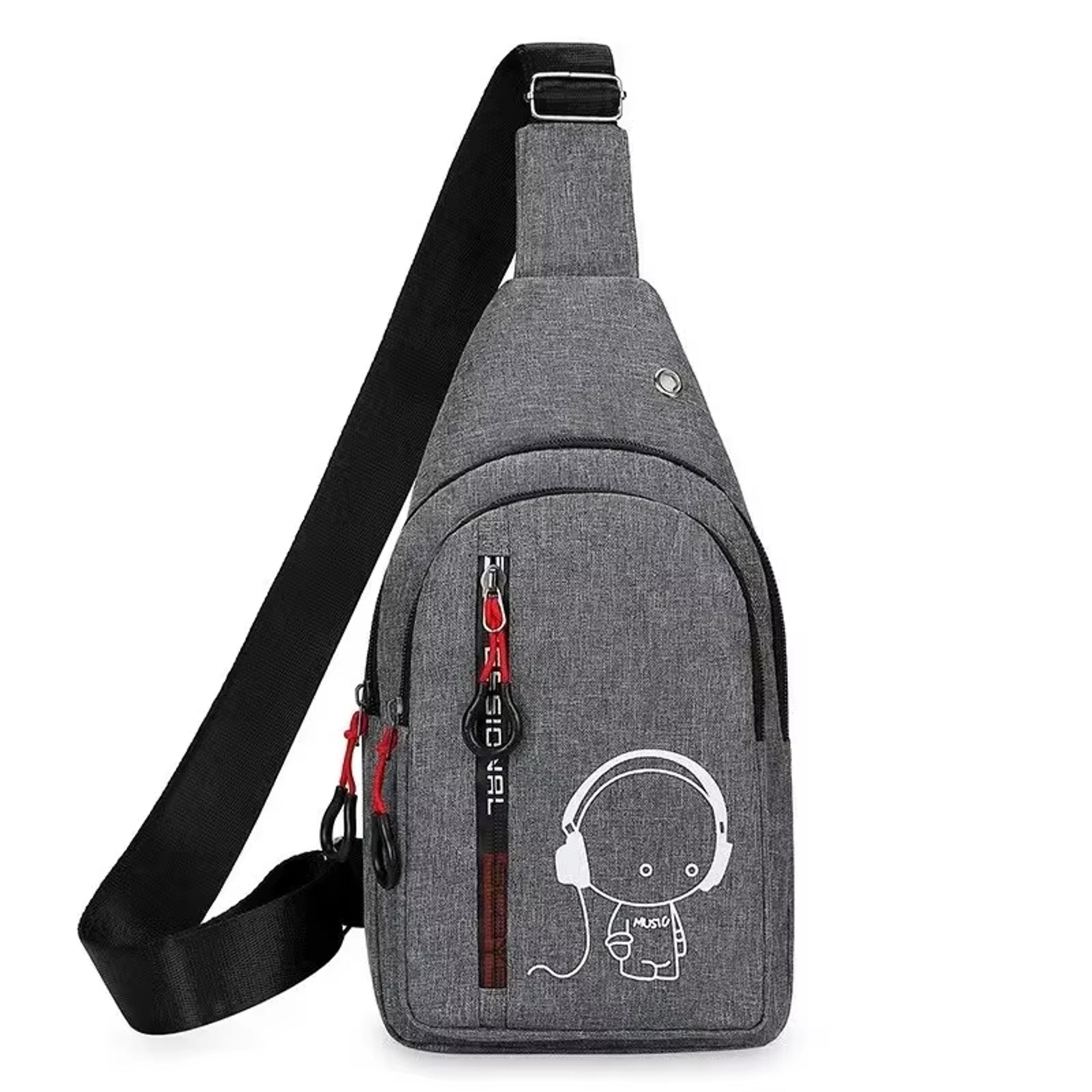 urban flex back to school backpack men's chest bag casual crossbody sling bag for travel, cycling & everyday carry
